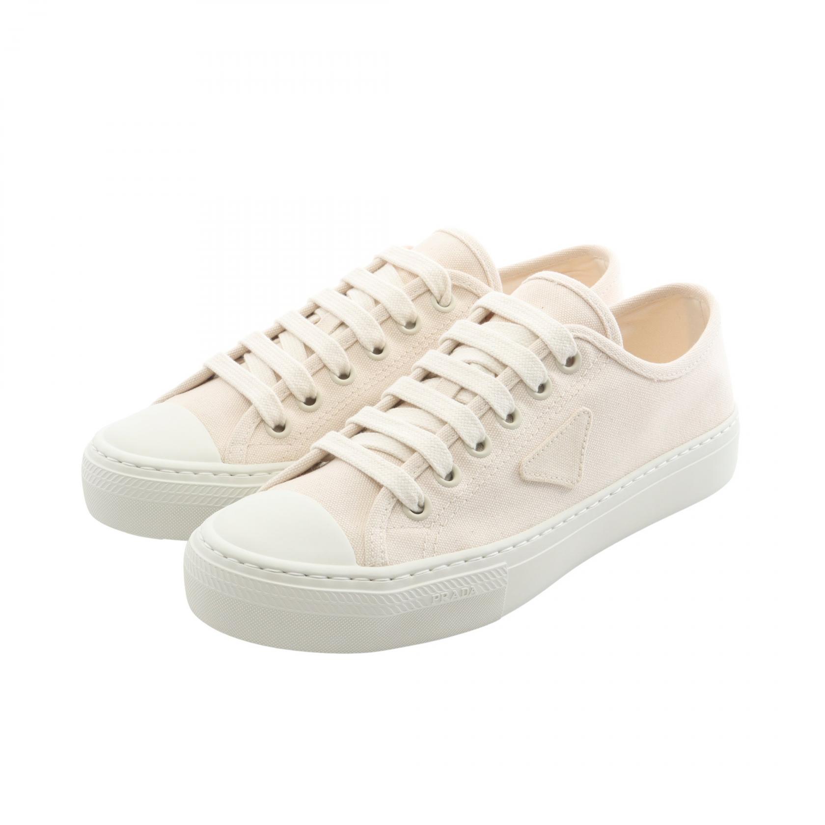 PRADA｜レザー×ナイロン ロートップスニーカー EU37½ 楽天市場】スニーカー（ブランドプラダ）（靴）の通販