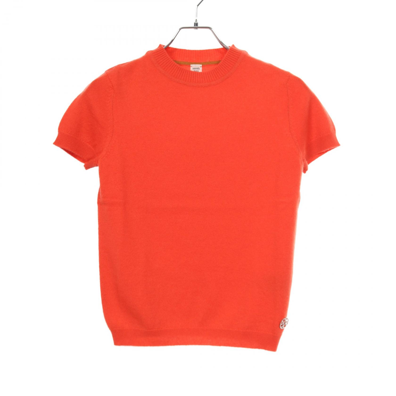 【5%OFFクーポン×ポイント5倍】エルメス HERMES Hリフト ニット 衣料品 トップス カシミヤ レディース レッド系 【中古】