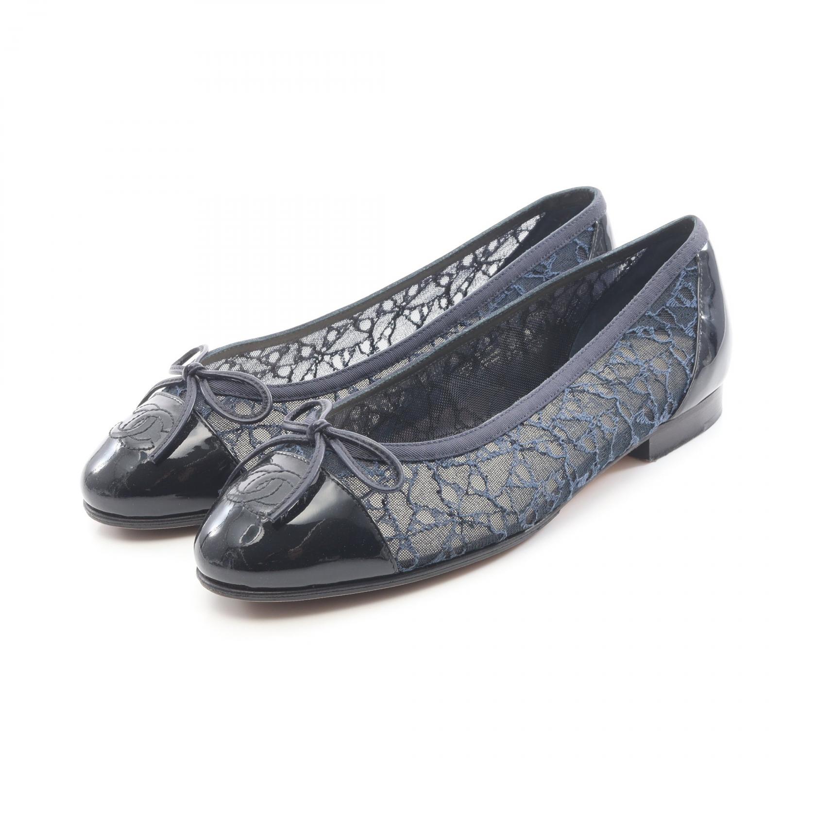 楽天市場】CHANEL シャネル バレリーナ バレエシューズ フラット