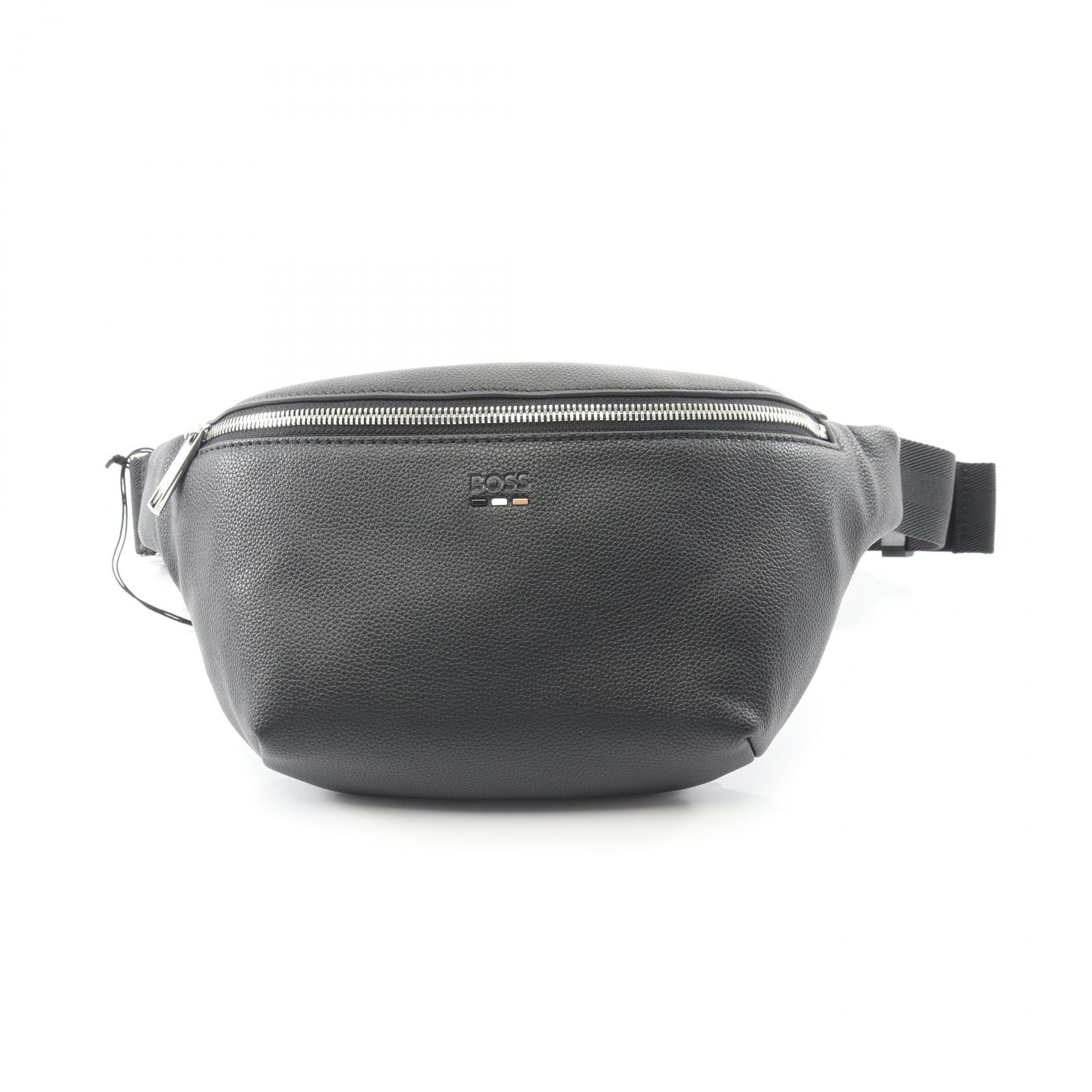 ボス BOSS Ray Bumbag ウエストバッグ ボディバッグ バッグ フェイクレザー メンズ ブラック系 50491938 【新品】