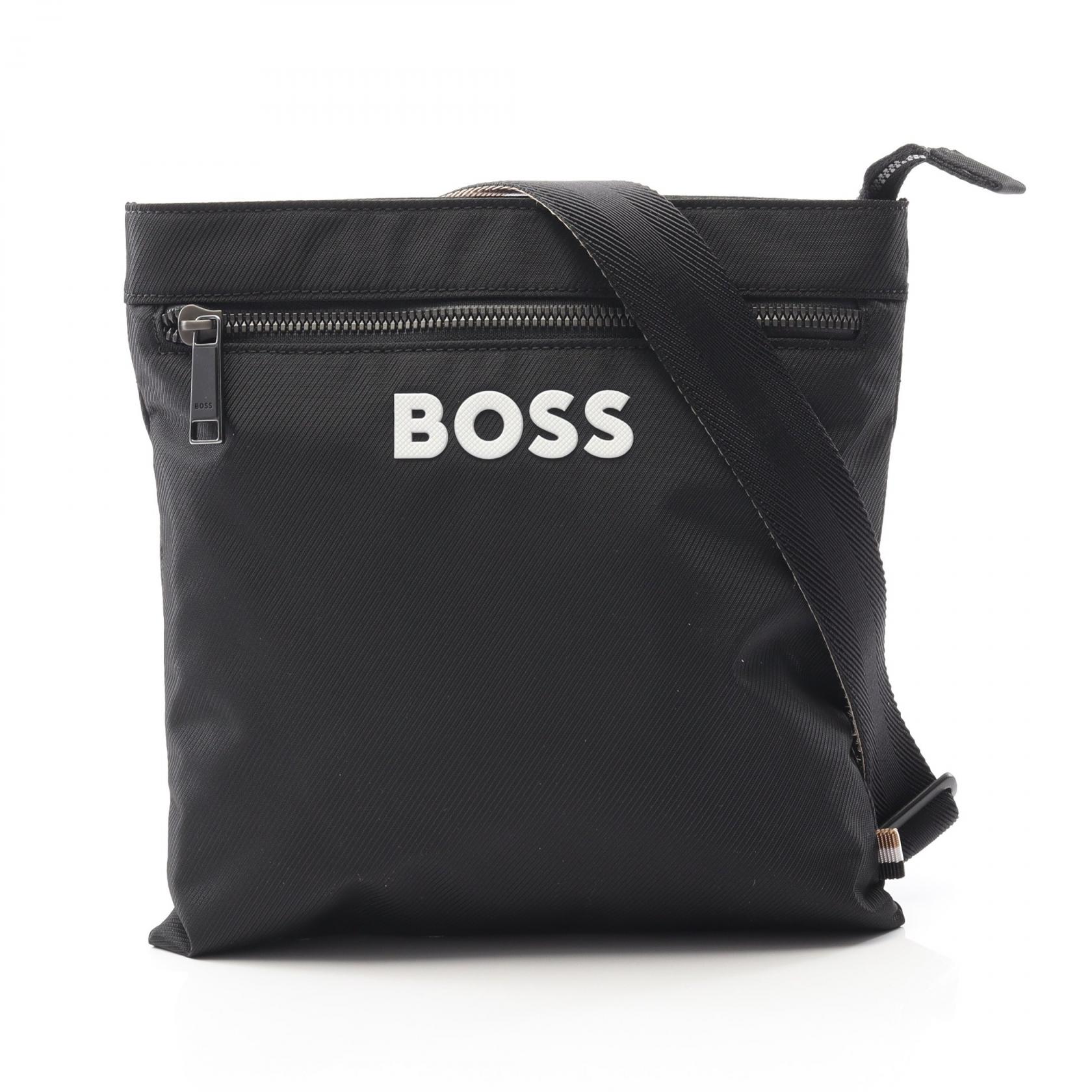 ボス BOSS Catch 3.0 Envelope ショルダーバッグ バッグ ナイロン ポリエステル メンズ ブラック系 50511930 【新品】