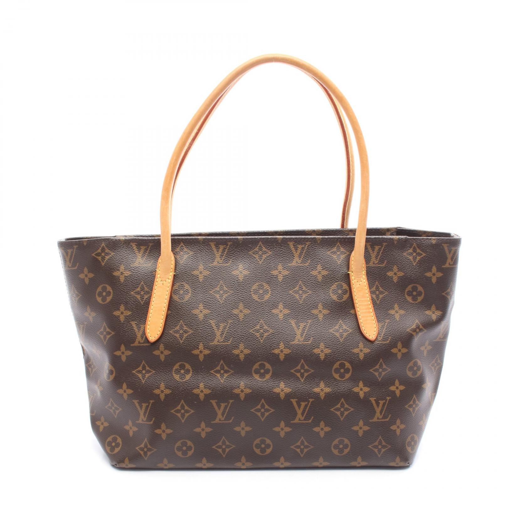 ルイ・ヴィトン LOUIS VUITTON ラスパイユPM トートバッグ バッグ PVCコーティングキャンバス レザー モノグラム レディース ブラウン系 M40608 【中古】