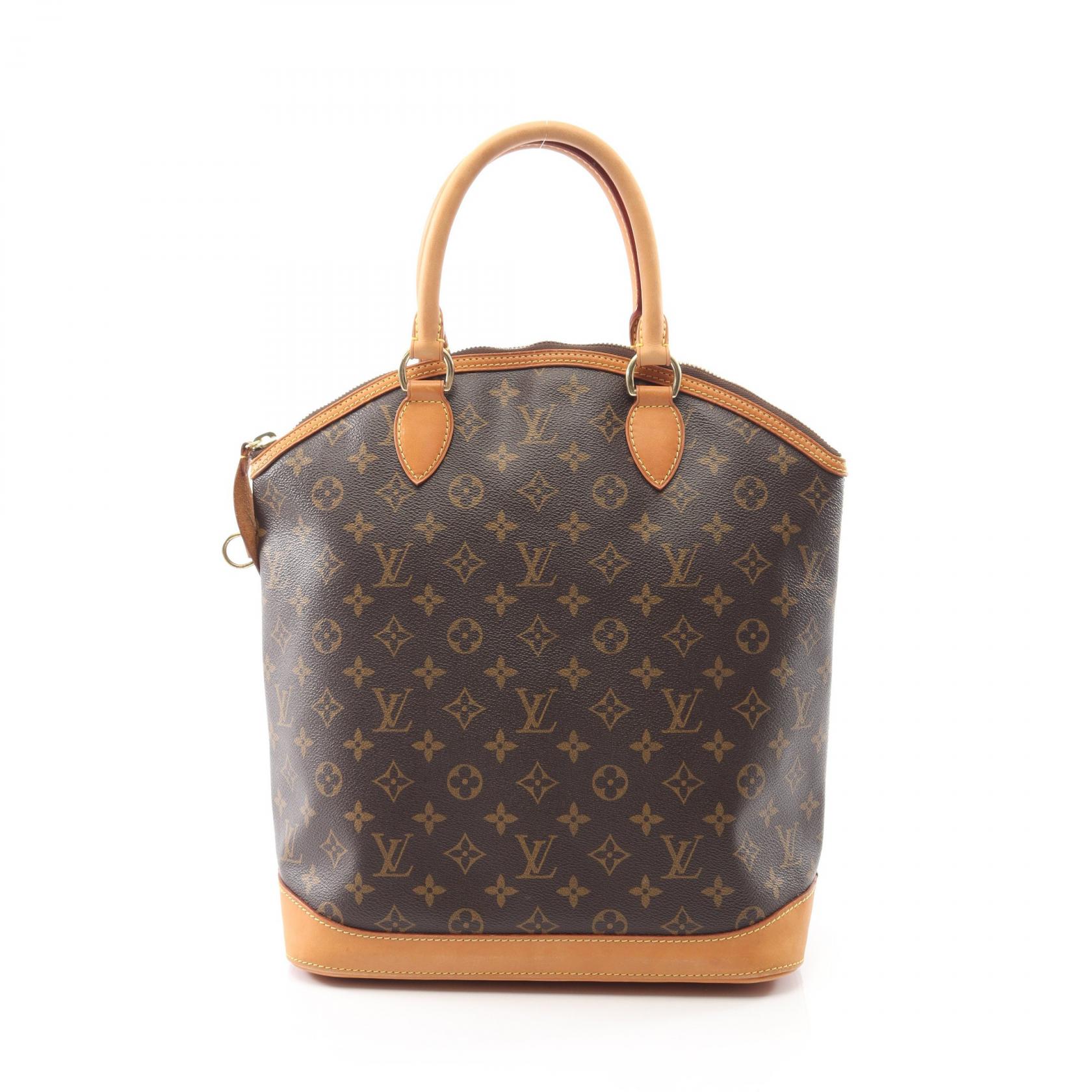 【P5倍×15%OFFクーポン】ルイ・ヴィトン LOUIS VUITTON ロックイット ヴェルティカル ハンドバッグ バッグ PVCコーティングキャンバス レザー モノグラム レディース ブラウン系 M40103 【中古】