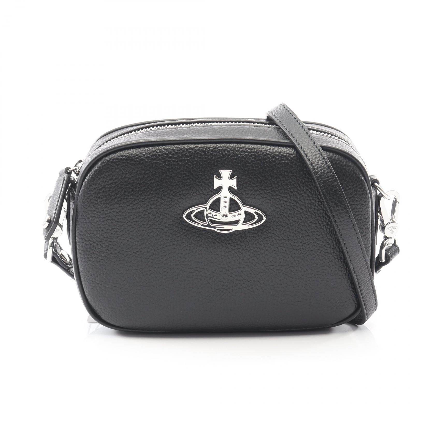 ヴィヴィアンウエストウッド Vivienne Westwood ANNA CAMERA BAG ショルダーバッグ バッグ フェイクレザー レディース ブラック系 48020003US000DN403 【新品】