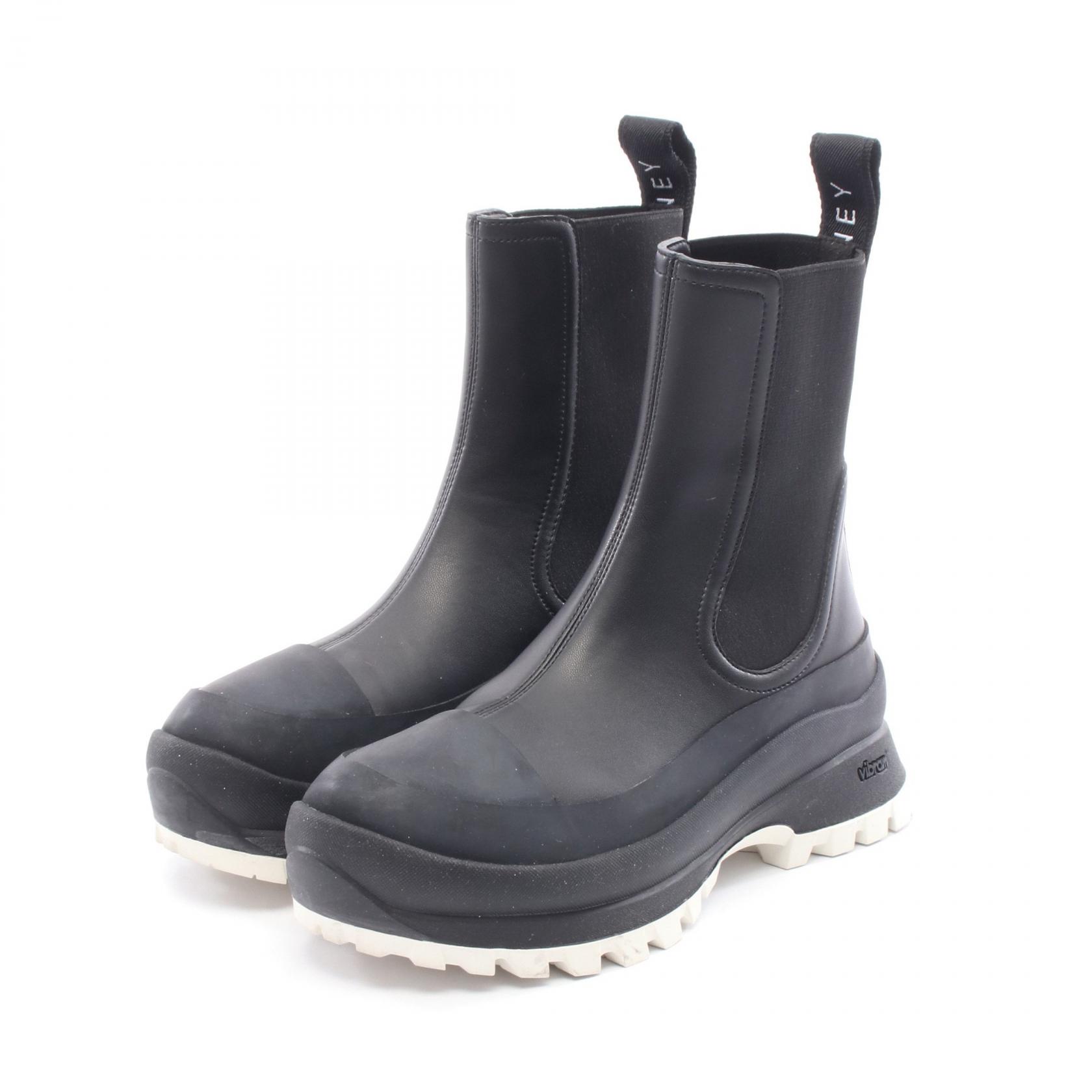 【5%OFFクーポン×ポイント5倍】ステラマッカートニー Stella McCartney TRACE トレース ブーツ 靴 レザー ラバー レディース ブラック系 【中古】 15,400円