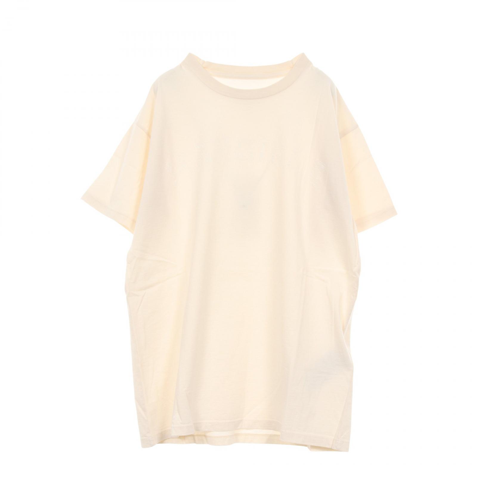 【5%OFFクーポン×ポイント5倍】メゾンマルジェラ1 10 Maison Margiela 1 10 ロゴプリント 半袖Tシャツ 衣料品 トップス コットン メンズ レディース ホワイト系 S51GC05239102M 【新品】