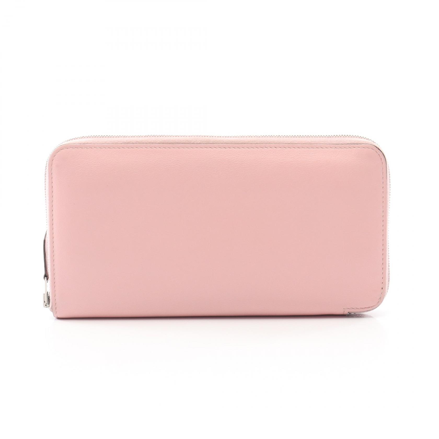 【10%OFFクーポン 7/26 9:59〆】 エルメス HERMES アザップロング ラウンド長財布 財布 レザー シッキム シッキム レディース ピンク系 【中古】｜Brandoff銀座