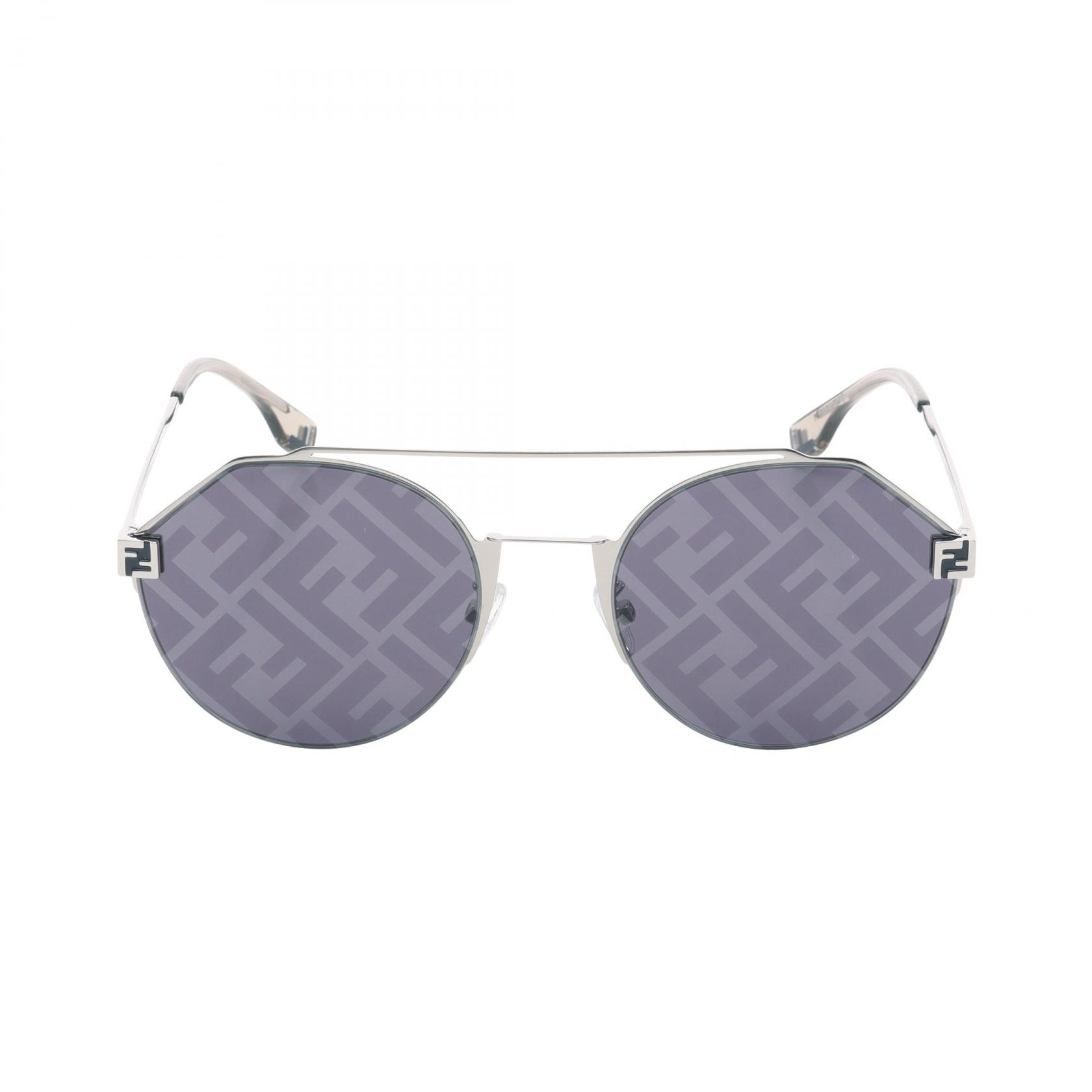 フェンディ FENDI FF柄 サングラス 衣料品 メタル メンズ シルバー系 40060U16X 【新品】