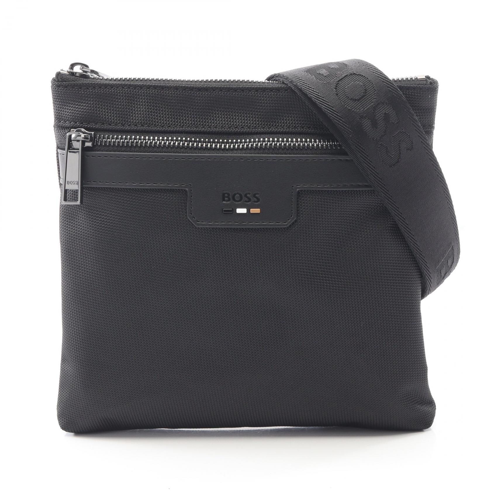 ヒューゴボス HUGO BOSS Ray N Envelope ショルダーバッグ バッグ ポリエステル メンズ ブラック系 50536191001 【新品】