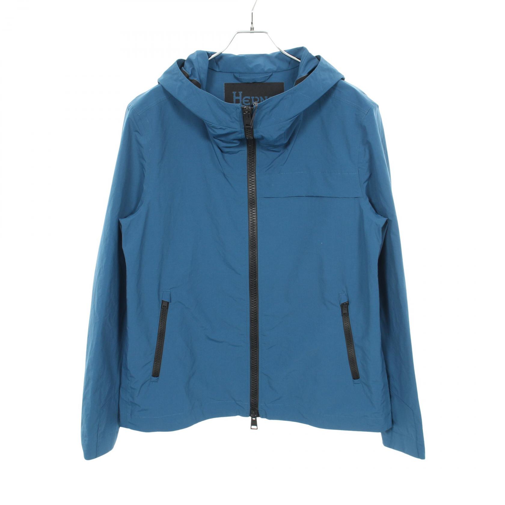 ヘルノ Herno マウンテンパーカー 衣料品 アウター ポリエステル メンズ ブルー系 GI0155U 【中古】