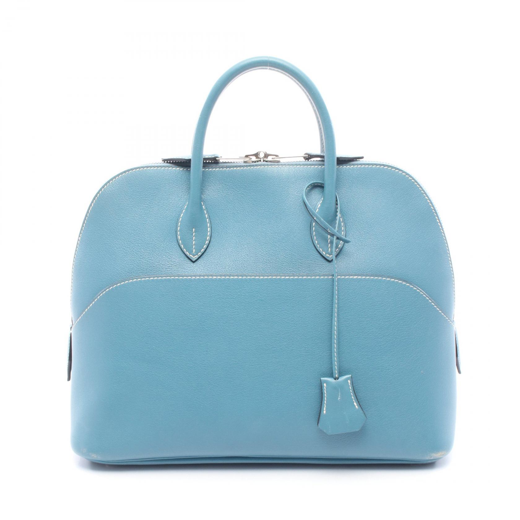 【P5倍×15%OFFクーポン】エルメス HERMES ボリード1923 30 ハンドバッグ バッグ ヴォーガリバー ヴォーガリバー レディース ブルー系 【中古】 248,000円