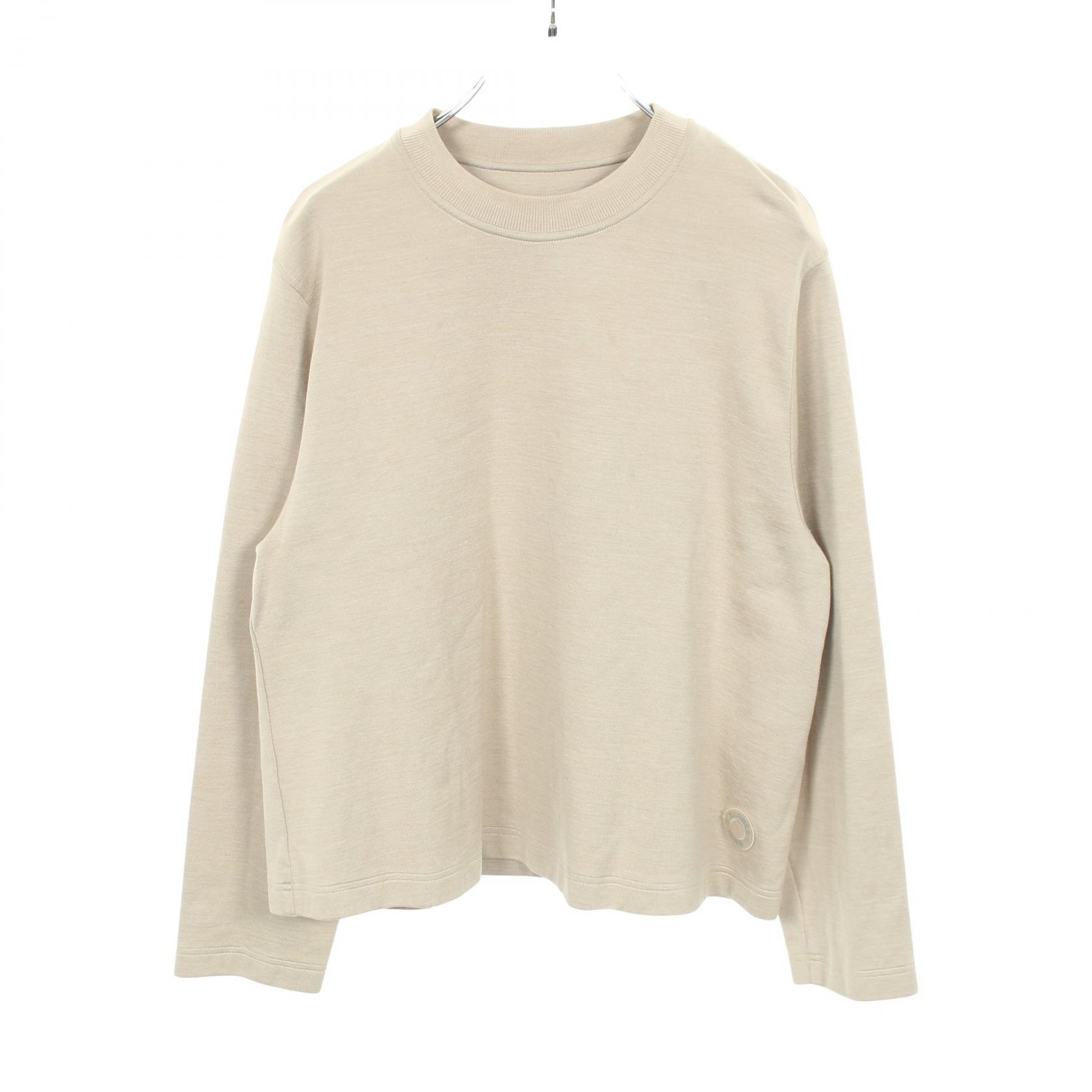 エルメス HERMES セリエワッペン 長袖Tシャツ 衣料品 トップス コットン シルク シルク レディース ベージュ系 3E4610DG 【中古】｜Brandoff銀座