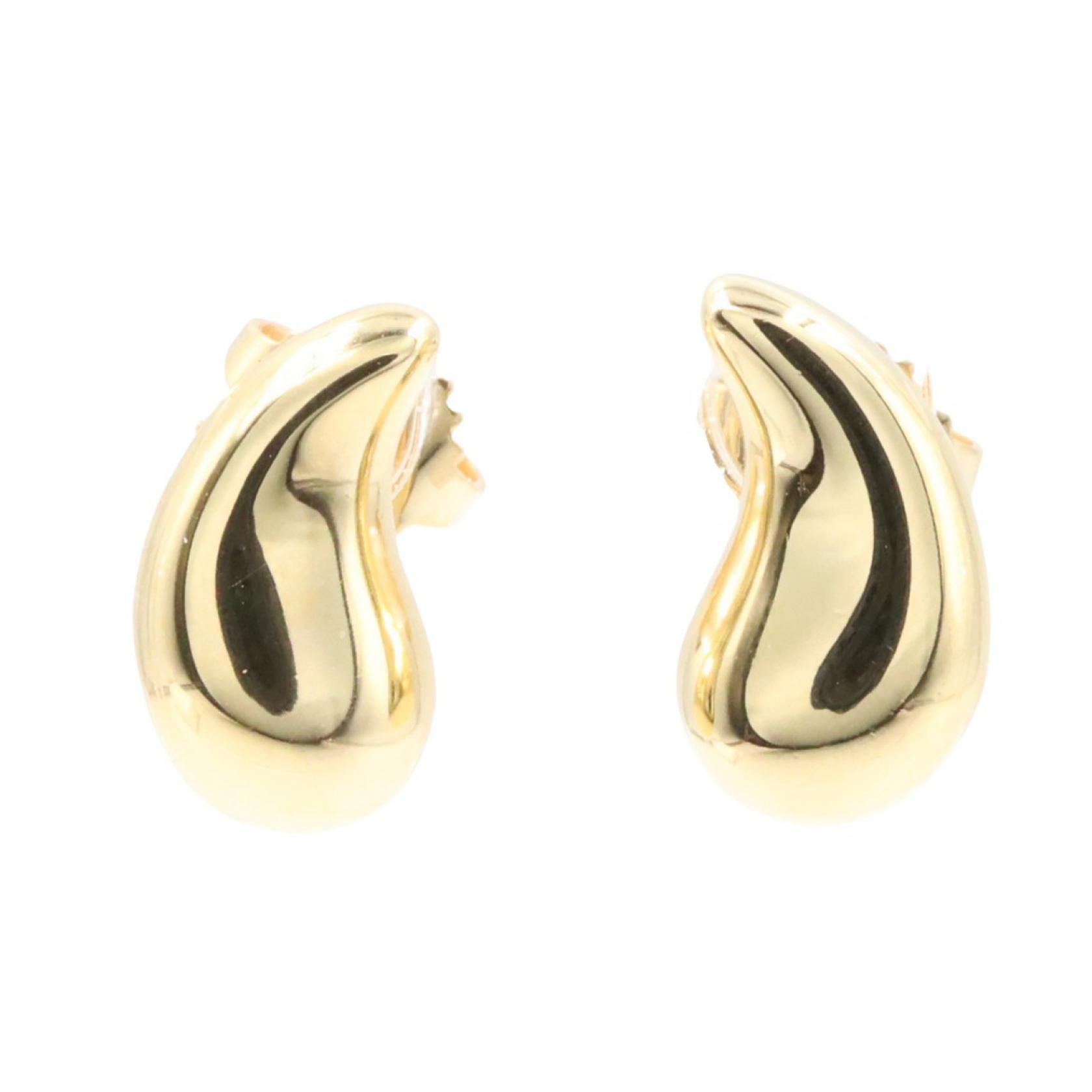 【5%OFFクーポン×ポイント5倍】ティファニー TIFFANY＆CO ティアドロップ ピアス ピアス ジュエリー K18（イエローゴールド） レディース ゴールド系 【中古】