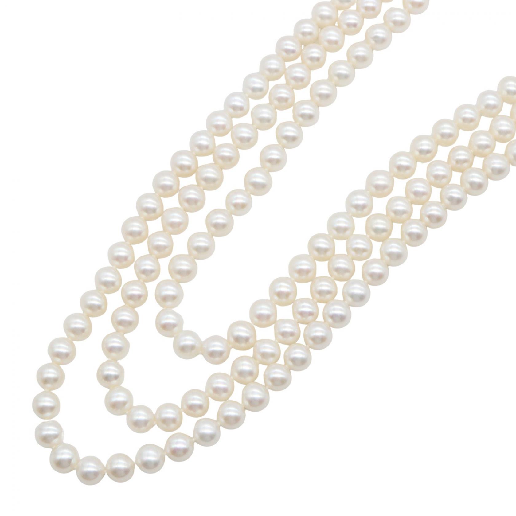 【5%OFFクーポン×ポイント5倍】ティファニー TIFFANY＆CO ロング パール ネックレス ネックレス ジュエリー シルバー925 パール レディース ホワイト系 【中古】