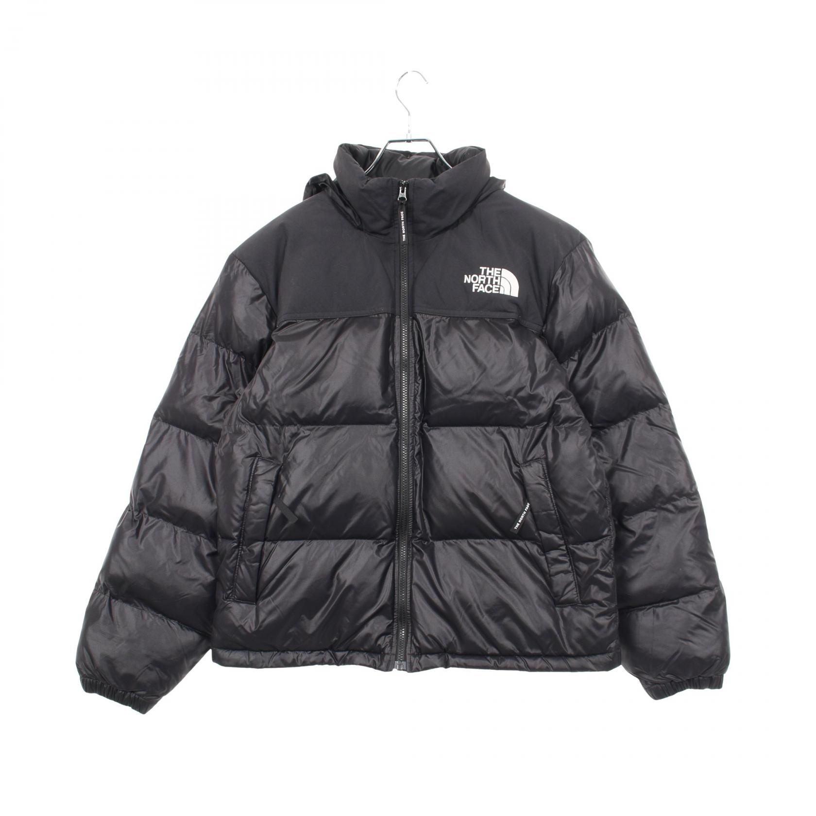ザノースフェイス ホワイトレーベル THE NORTH FACE WHITE LABEL M'S NUPTSE ON BALL JACKET ダウンジャケット 衣料品 アウター ナイロン メンズ ブラック系 NJ3NP55A 【中古】