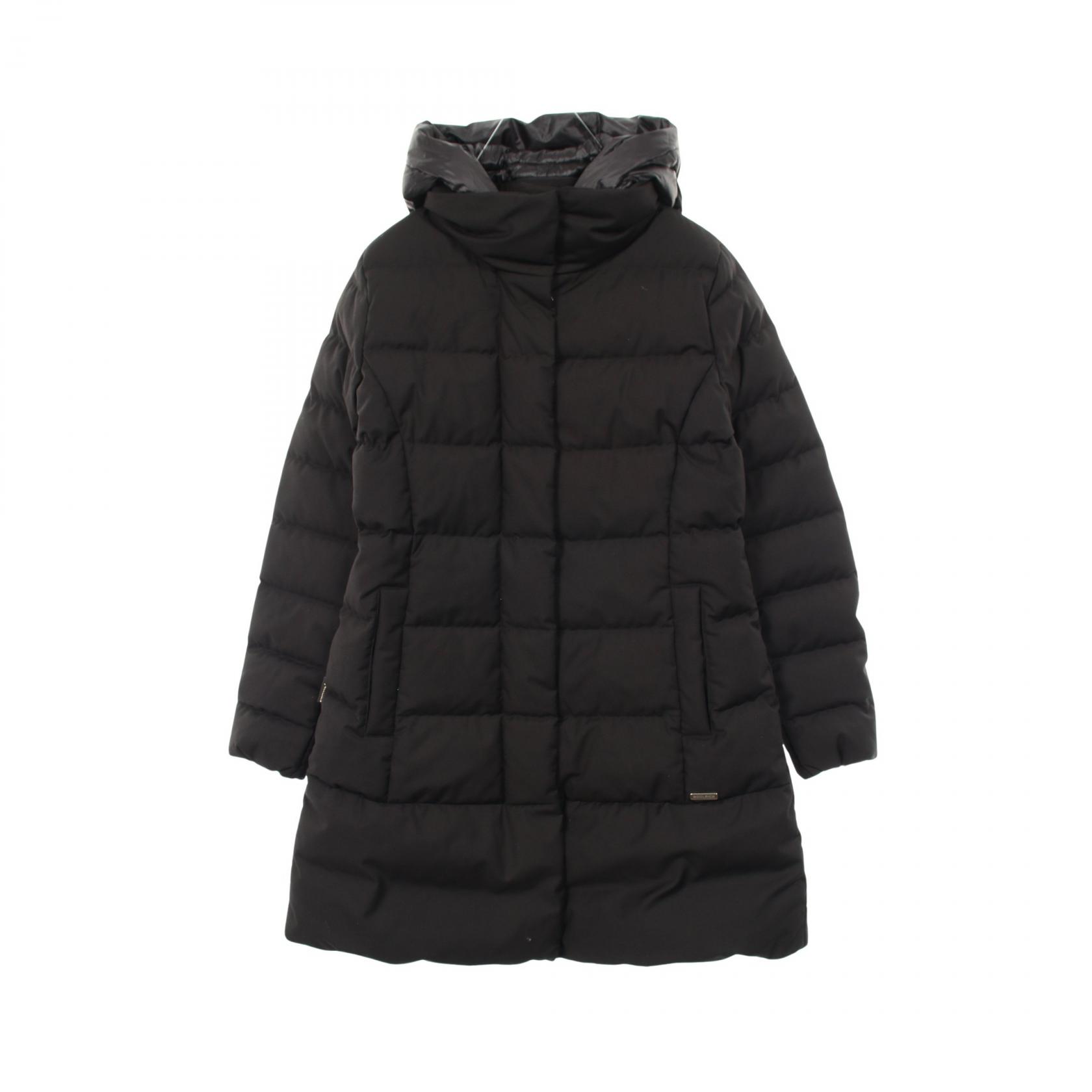 【10%OFFクーポン 7/26 9:59〆】 ウールリッチ WOOLRICH LUXE PUFFY PRESCOTT 2IN1 PARKA ダウンジャケット 衣料品 アウター ポリエステル レディース ブラック系 【中古】｜Brandoff銀座