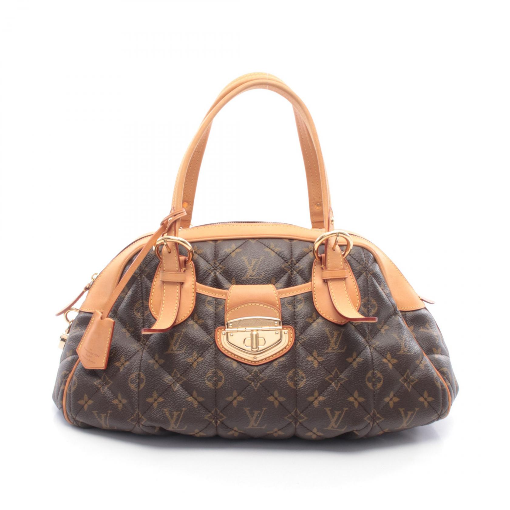 ルイ・ヴィトン LOUIS VUITTON ボーリング ハンドバッグ バッグ PVCコーティングキャンバス レザー モノグラム・エトワール レディース ブラウン系 M41434 【中古】｜Brandoff銀座