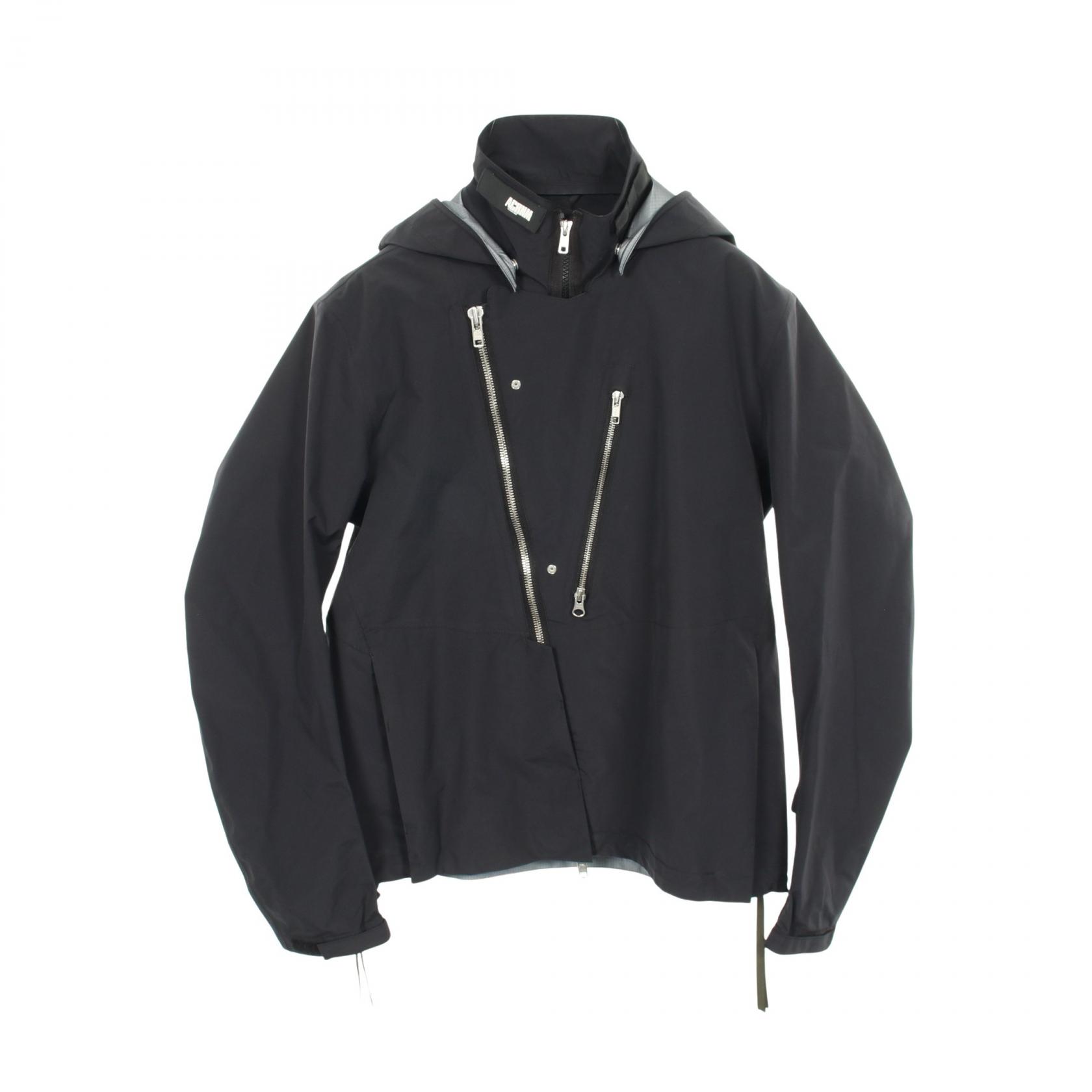 【P5倍×5%OFFクーポン】アクロニウム ACRONYM. 3L GORE-TEX PRO RIDER JACKET ライダースジャケット 衣料品 アウター ナイロン メンズ ブラック系 J68-GT 【中古】