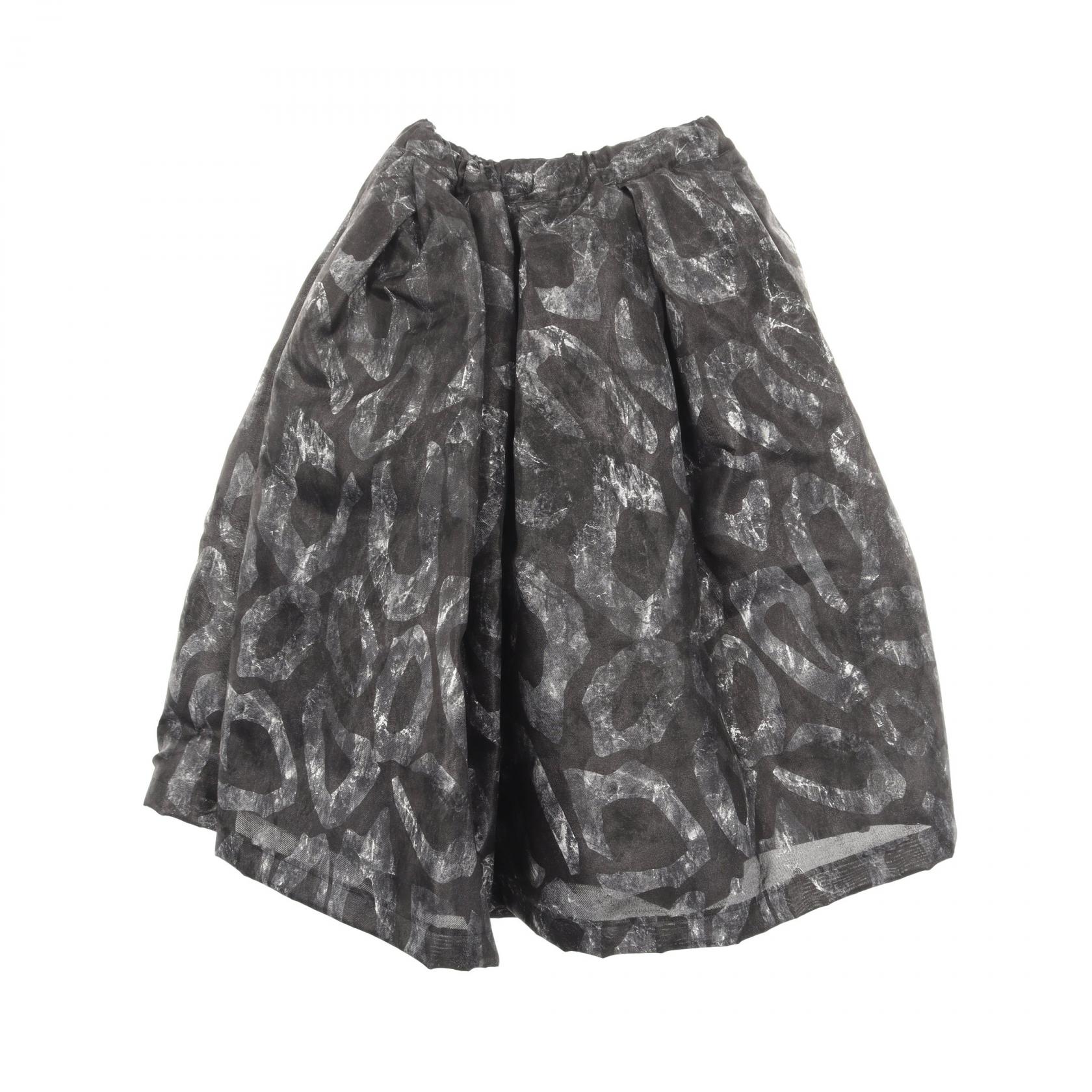 【10%OFFクーポン 7/26 9:59〆】 コムデギャルソン コムデギャルソン COMME des GARCONS COMME des GARCONS スカート 衣料品 ボトムス シルク レディース グレー系 【中古】|Brandoff銀座