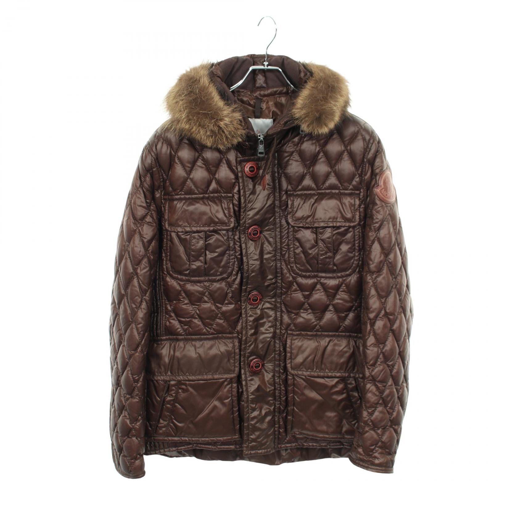 【5千円OFFクーポン対象】モンクレール MONCLER キルティング ダウンジャケット 衣料品 アウター ナイロン メンズ ブラウン系 44533 【中古】 36,400円