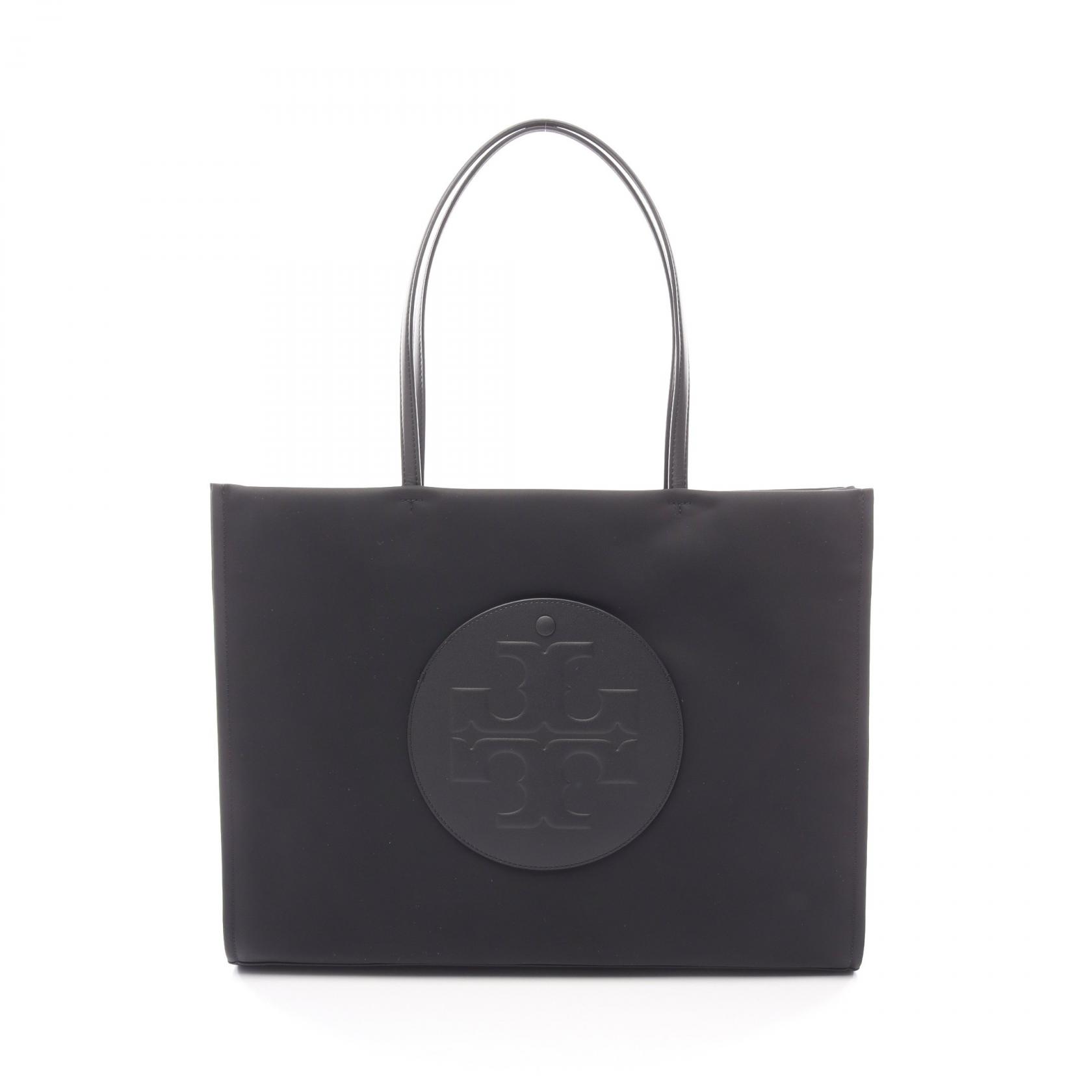 【10%OFFクーポン 7/26 9:59〆】 トリーバーチ Tory Burch ELLA TOTE トートバッグ バッグ ナイロン レザー レディース ブラック系 171271001 【新品】｜Brandoff銀座