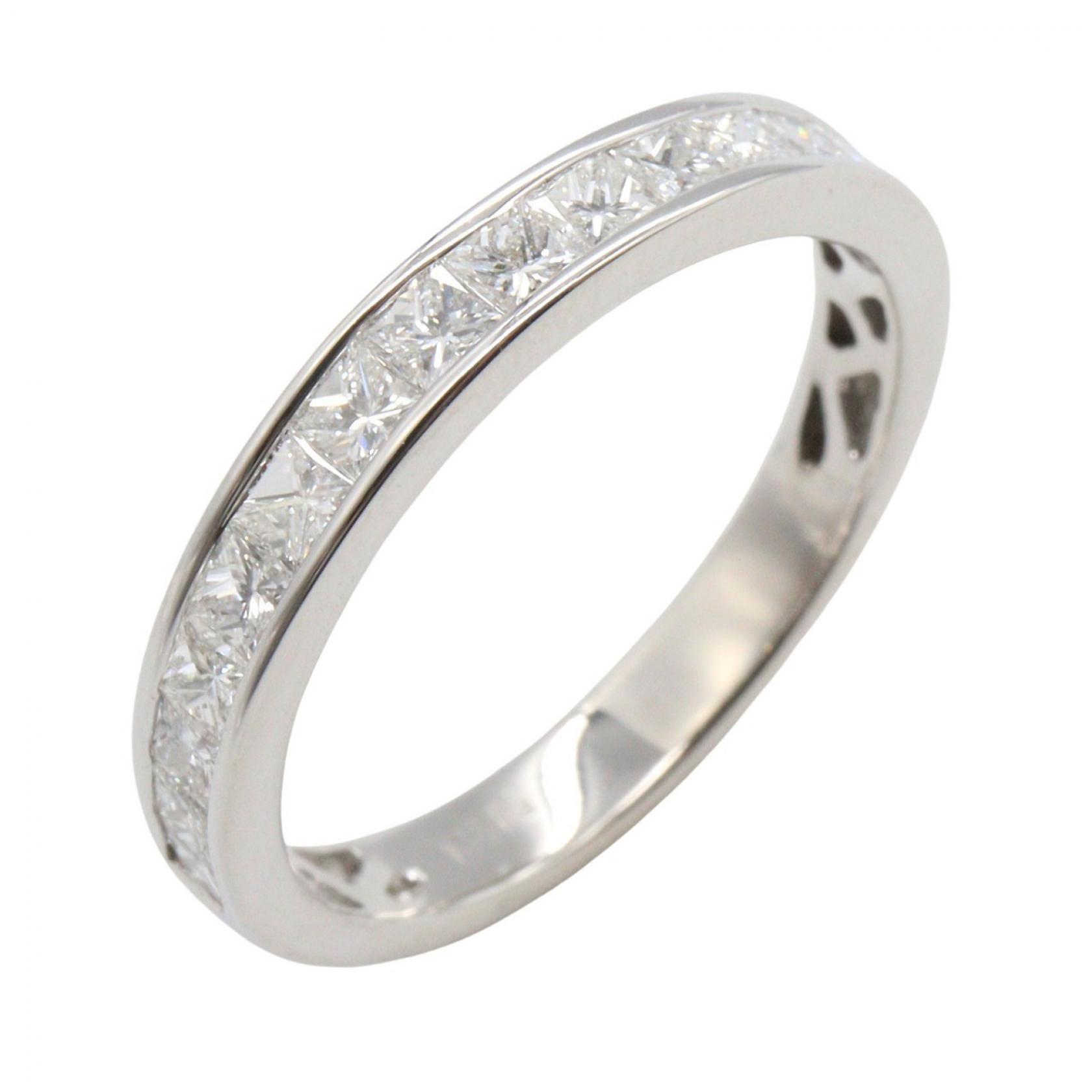 【5%OFFクーポン×ポイント5倍】ジュエリー JEWELRY ダイヤモンド リング リング・指輪 ジュエリー K18WG（ホワイトゴールド） ダイヤモンド レディース シルバー系 / クリア系 K18WG 2.8g 【中古】