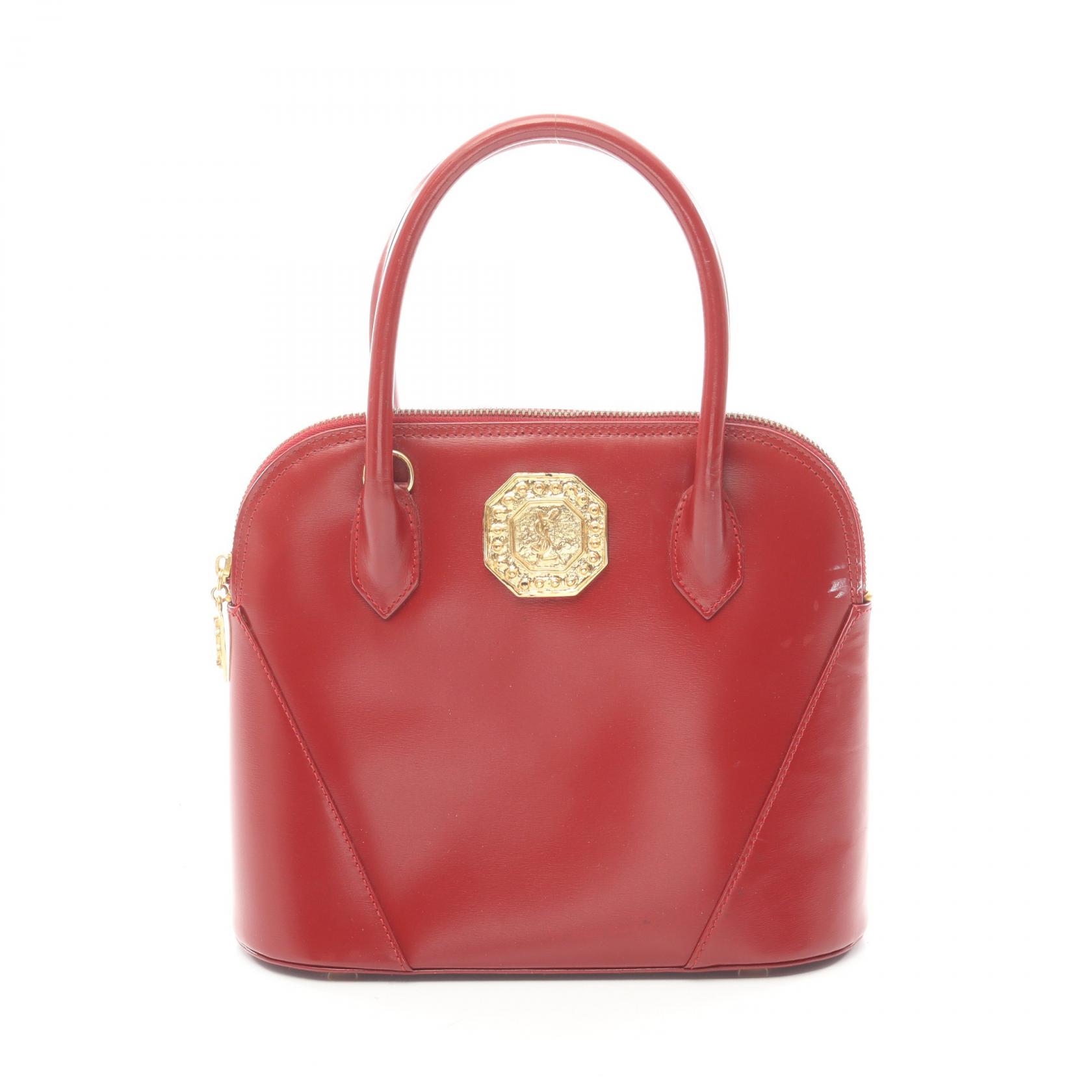 【20%OFFクーポン 7/26 9:59〆】イヴ・サンローラン YVES SAINT LAURENT ハンドバッグ バッグ レザー レディース レッド系 【中古】｜Brandoff銀座