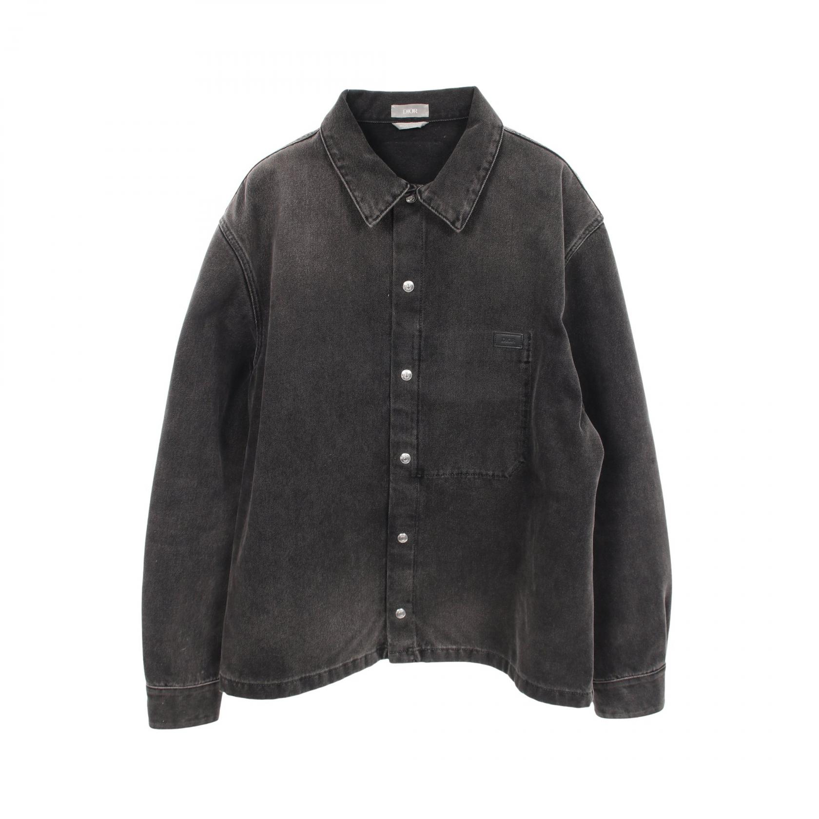 【P5倍×5%OFFクーポン】ディオール Dior デニムジャケット 衣料品 アウター コットン メンズ グレー系 【中古】
