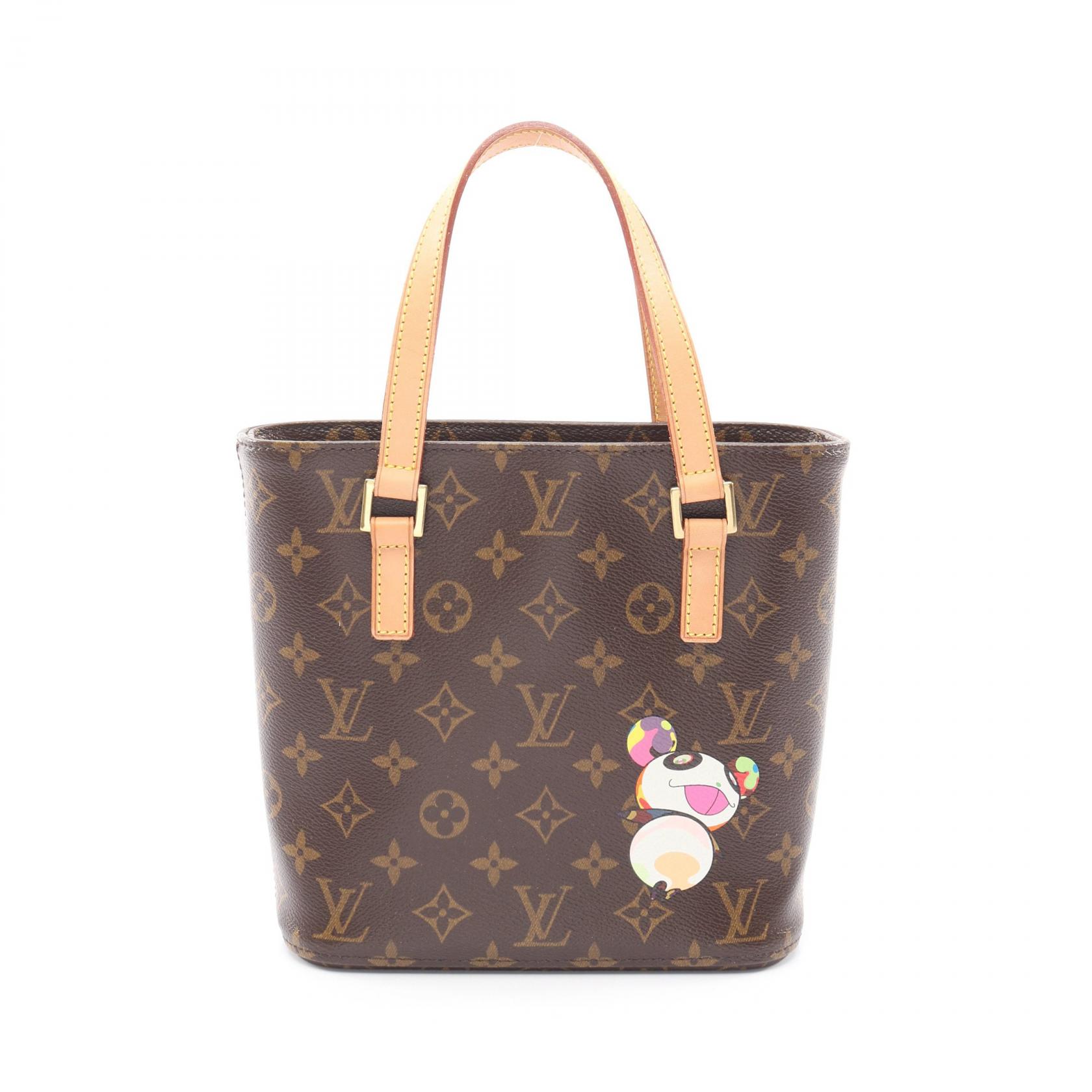 【15%OFFクーポン 7/26 9:59〆】ルイ・ヴィトン LOUIS VUITTON ヴァヴァンPM モノグラムパンダ ハンドバッグ バッグ PVCコーティングキャンバス レザー レディース ブラウン系 / マルチカラー M51173 【中古】｜Brandoff銀座