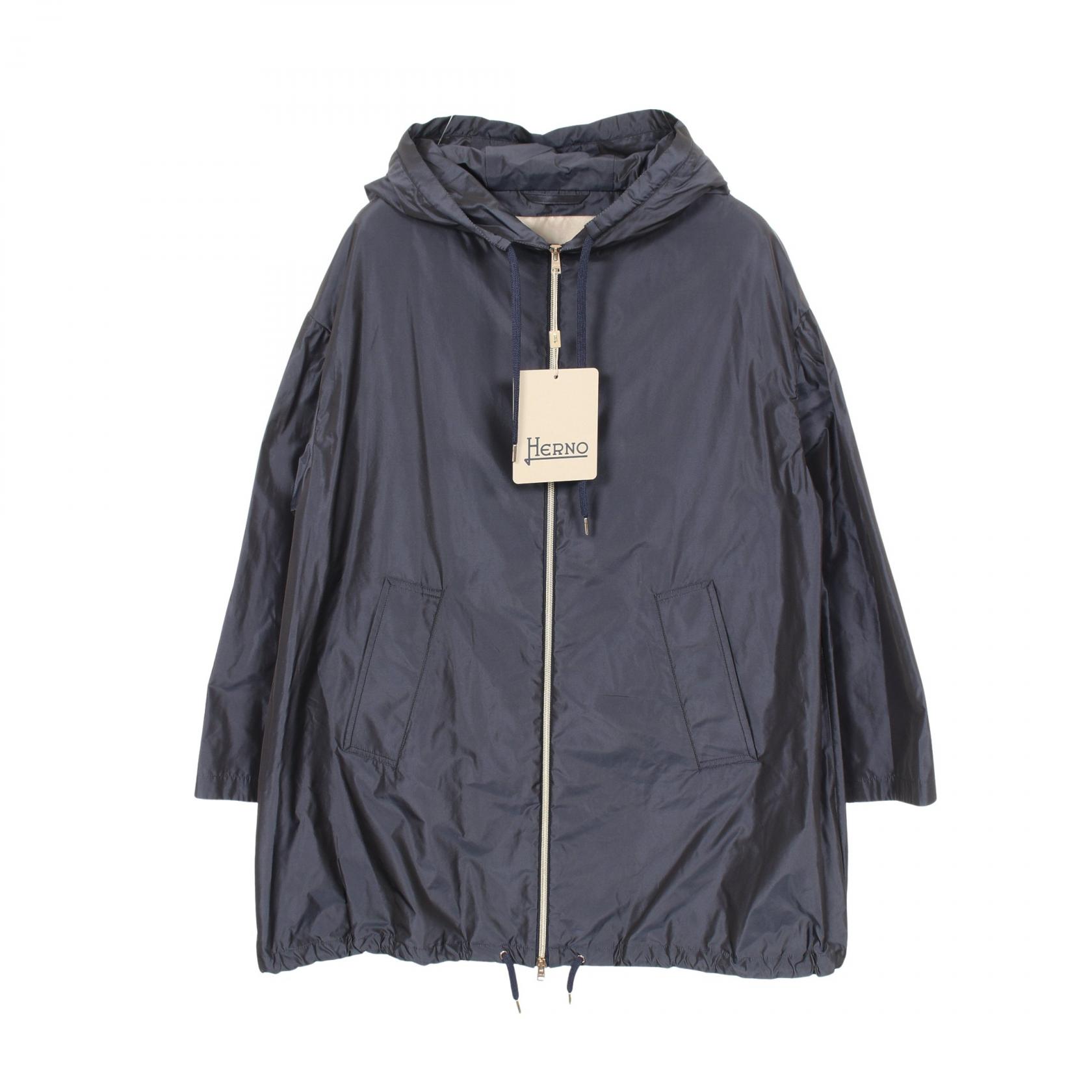 【10%OFFクーポン 7/26 9:59〆】 ヘルノ Herno NEW TECHNO タフタ フーデッド 衣料品 アウター ポリエステル レディース ネイビー系 GC000395D12483920238 【新品】｜Brandoff銀座