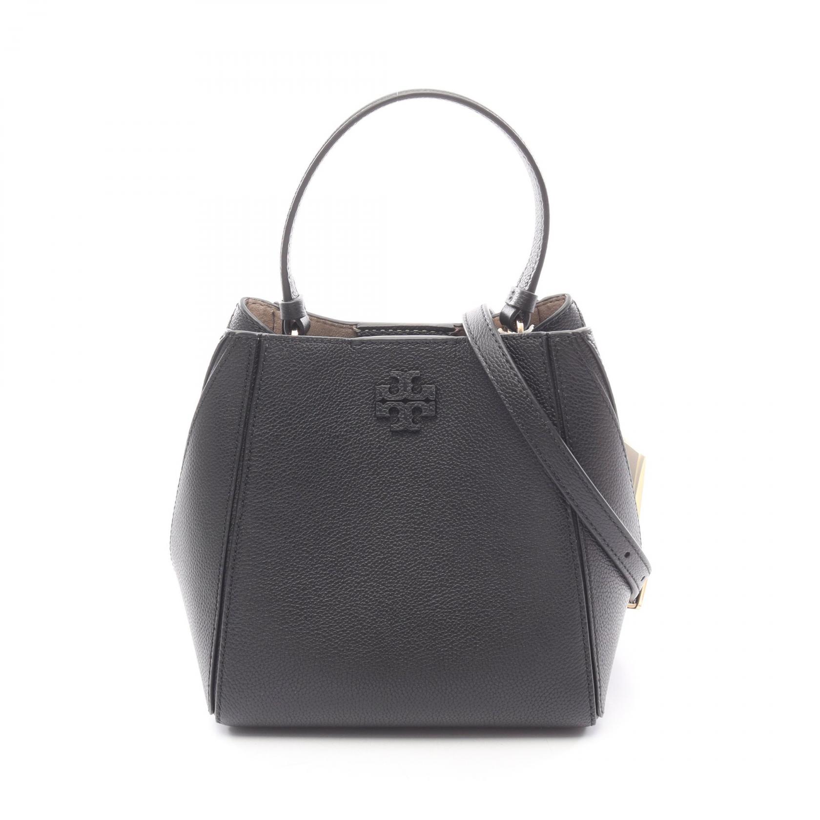 【P5倍×5%OFFクーポン】トリーバーチ Tory Burch McGraw Bag ハンドバッグ バッグ レザー レディース ブラック系 158500001 【新品】