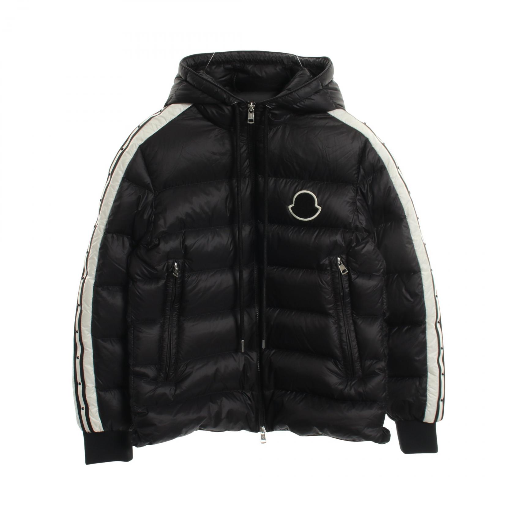 モンクレール MONCLER STELLAIRE ダウンジャケット 衣料品 アウター ナイロン メンズ ブラック系 【中古】｜Brandoff銀座