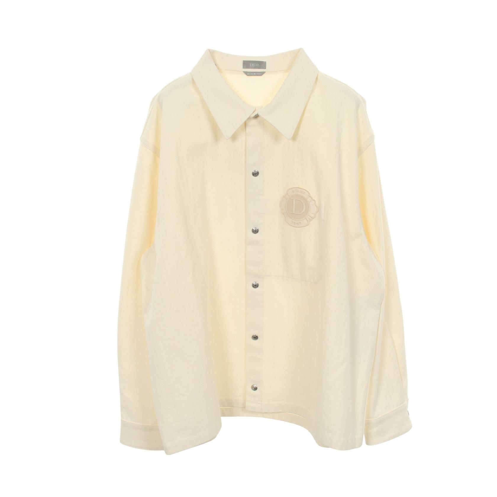 【5%OFFクーポン×ポイント5倍】ディオール Dior Coach Jacket Cotton Denim with Herringbone 衣料品 トップス コットン メンズ イエロー系 483D484A381X 【中古】