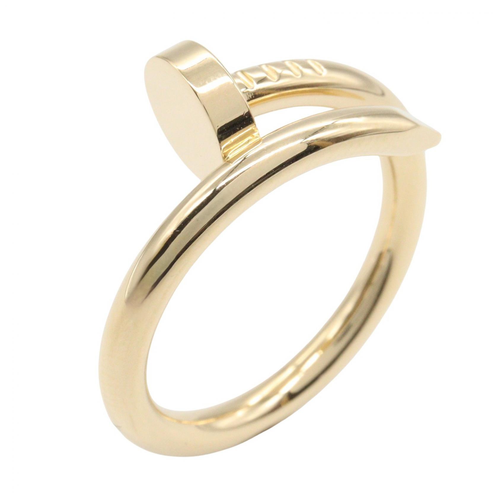 【P5倍×5%OFFクーポン】カルティエ CARTIER ジュストアンクル リング リング・指輪 ジュエリー K18（イエローゴールド） レディース ゴールド系 【中古】