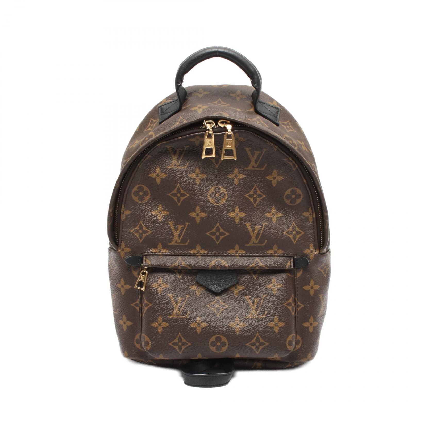 【5%OFFクーポン×ポイント5倍】ルイ・ヴィトン LOUIS VUITTON パームスプリングスPM リュックサック バックパック バッグ PVCコーティングキャンバス レザー モノグラム レディース ブラウン系 / ブラック系 M41560 【中古】