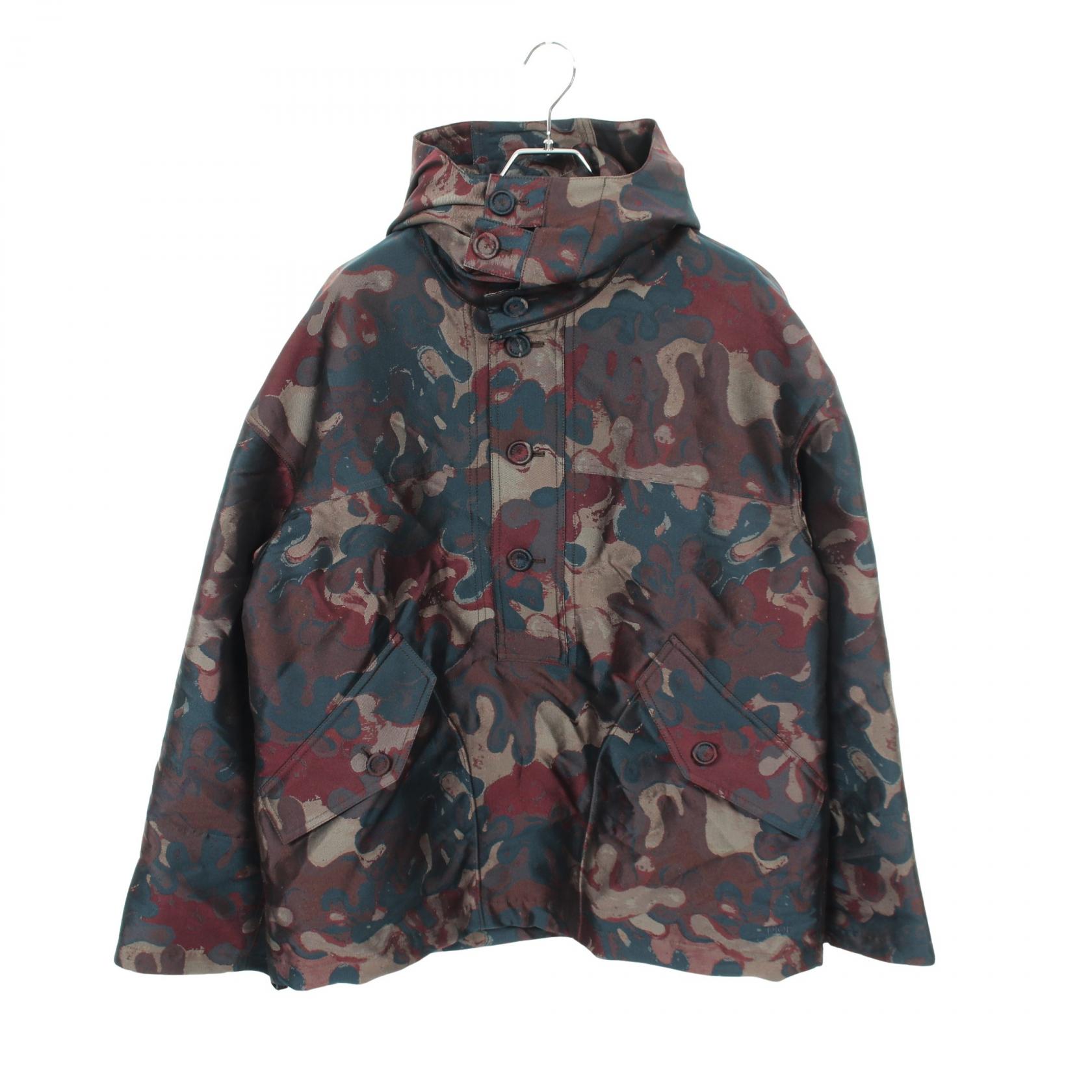 【5%OFFクーポン×ポイント5倍】ディオール Dior PETER DOIG ブルゾン 衣料品 アウター ポリエステル メンズ カーキ系 / マルチカラー 【中古】