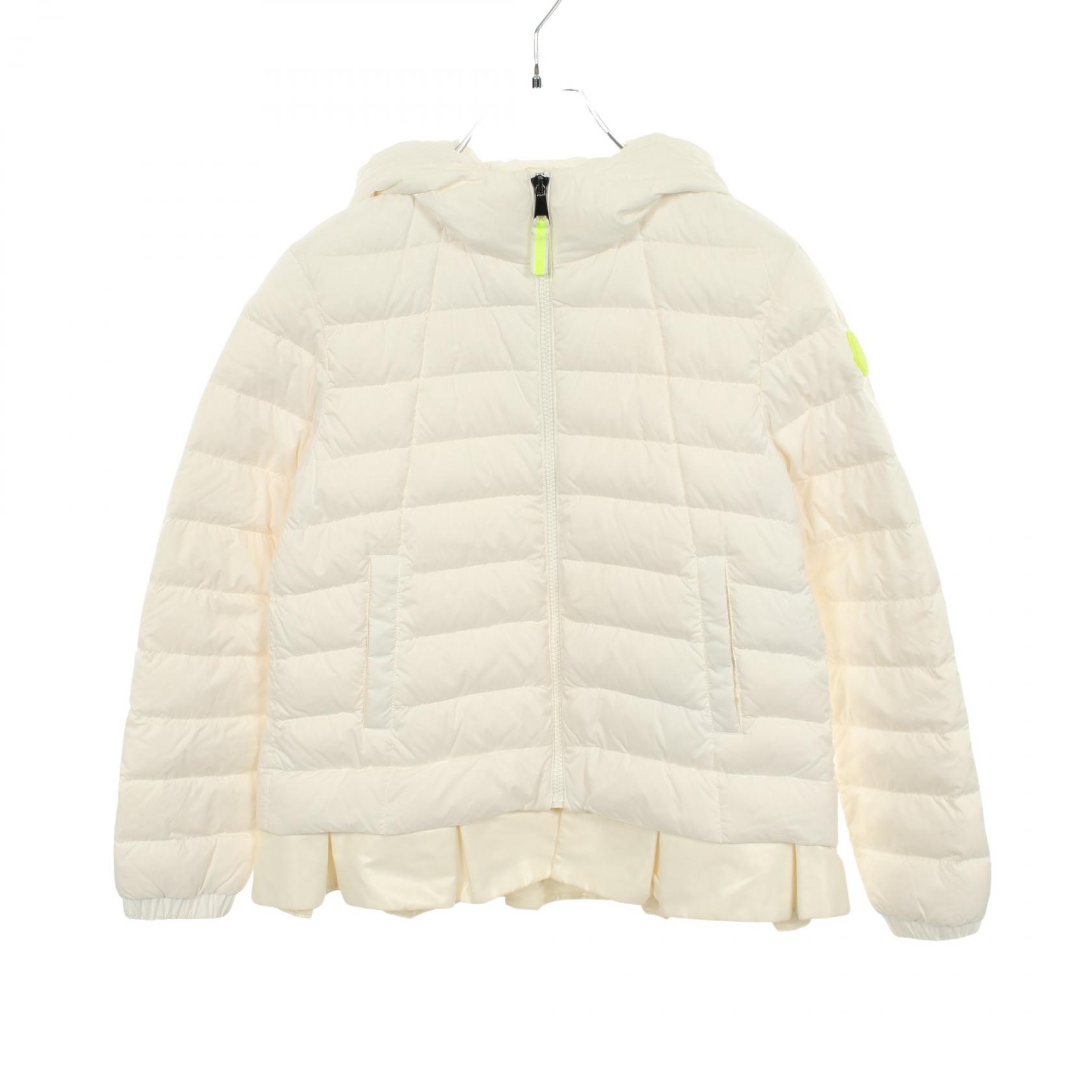 【5%OFFクーポン×ポイント5倍】モンクレール MONCLER TABETHA キッズ フード付き ダウンジャケット 衣料品 アウター ナイロン レディース ホワイト系 1A51L10 【中古】