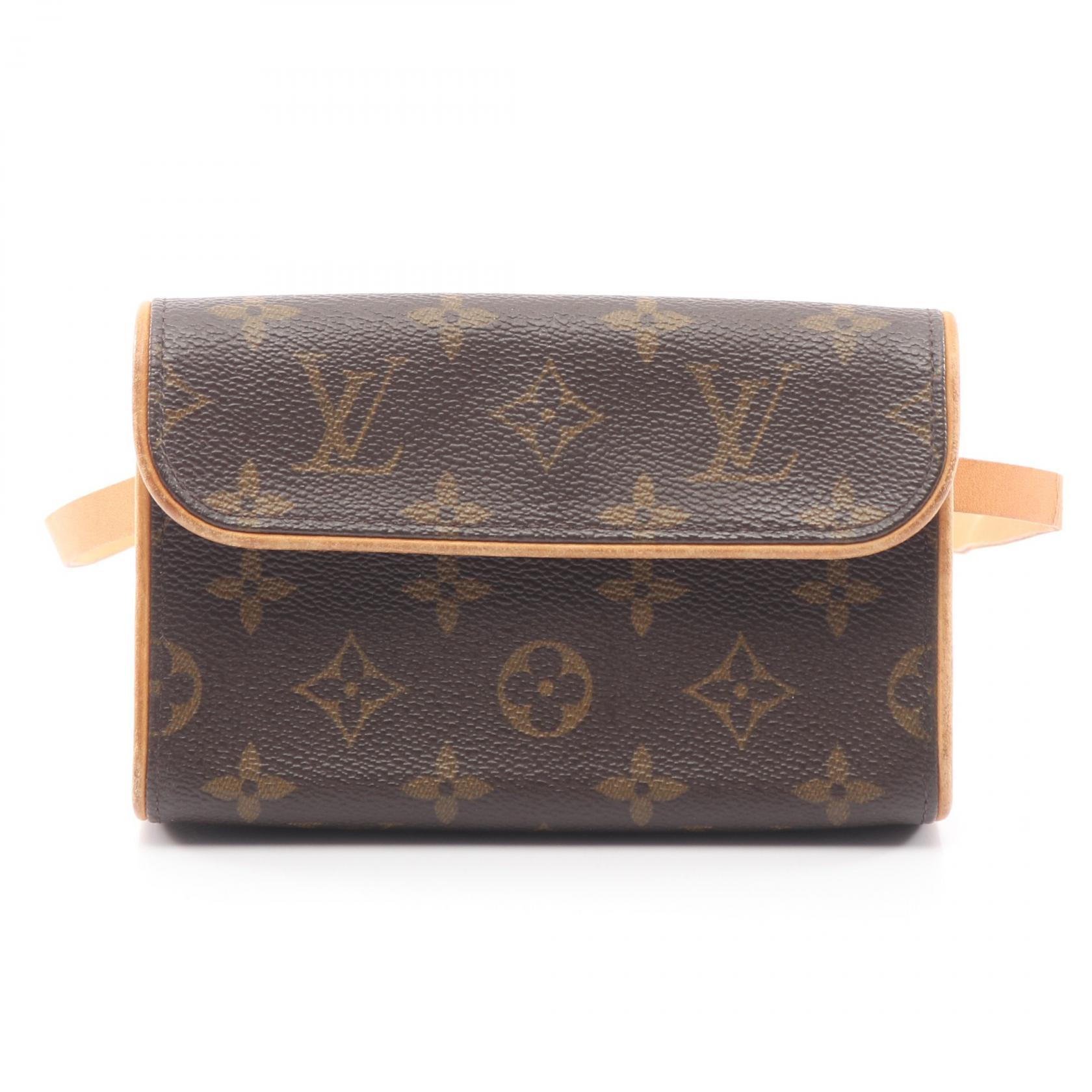 【5%OFFクーポン×ポイント5倍】ルイ・ヴィトン LOUIS VUITTON ポシェットフロランティーヌ ウエストバッグ ボディバッグ バッグ PVCコーティングキャンバス レザー モノグラム レディース ブラウン系 M51855 【中古】