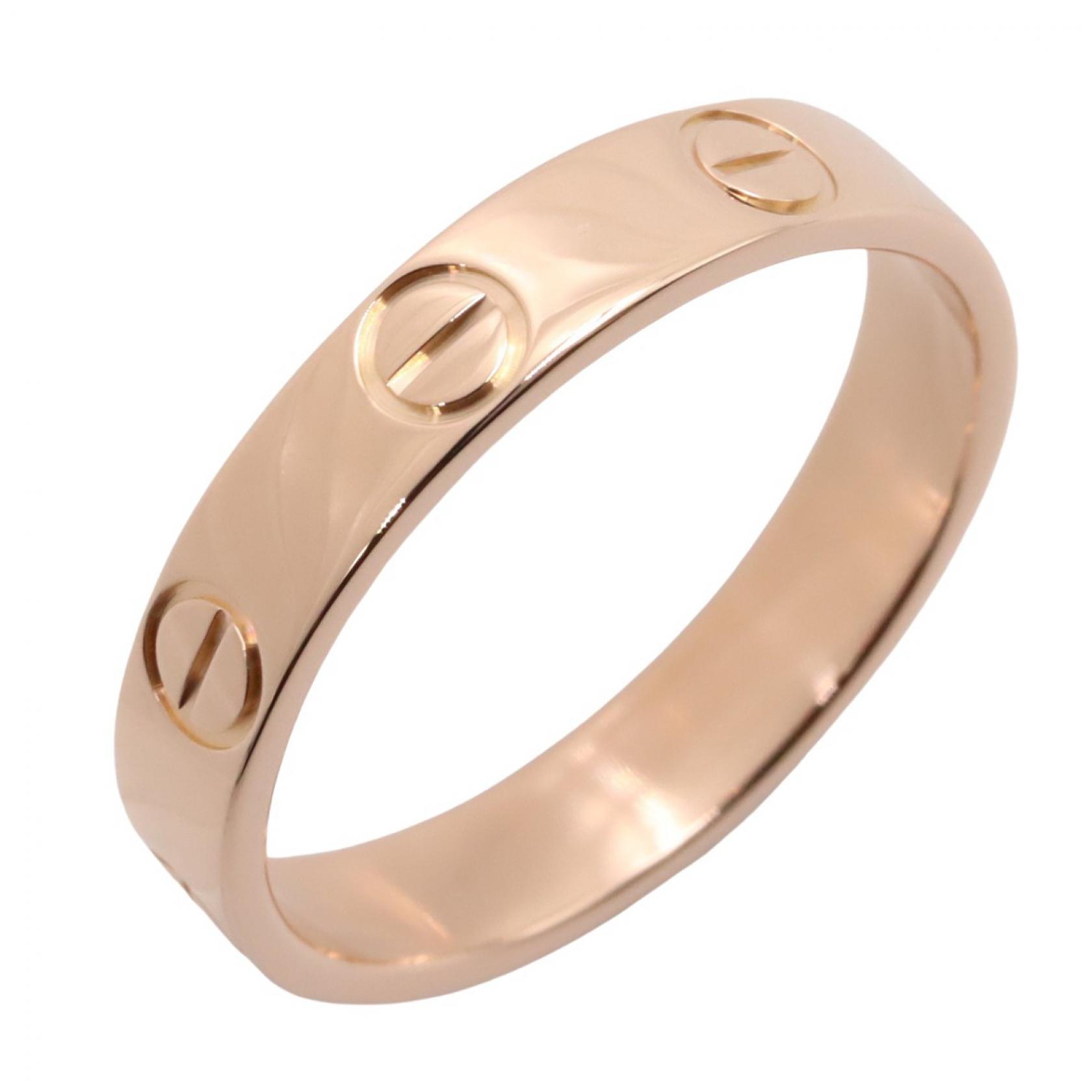 【1万円OFFクーポン対象】カルティエ CARTIER ミニラブリング リング・指輪 ジュエリー K18PG（ピンクゴールド） レディース ゴールド系 【中古】