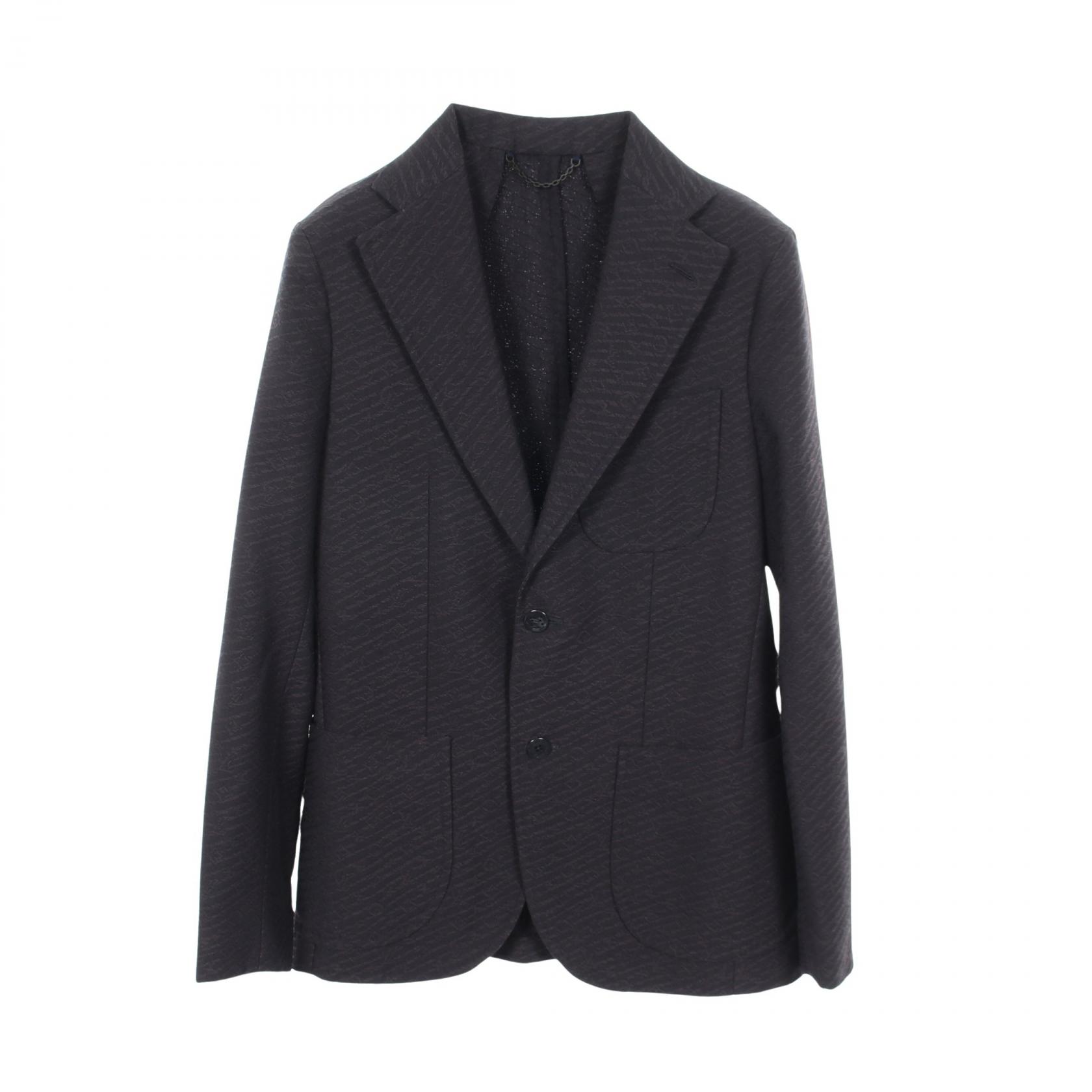 ルイ・ヴィトン LOUIS VUITTON モノグラム テーラードジャケット 衣料品 アウター ウール メンズ ネイビー系 RM222F IQ5 HNFJ2E 【中古】