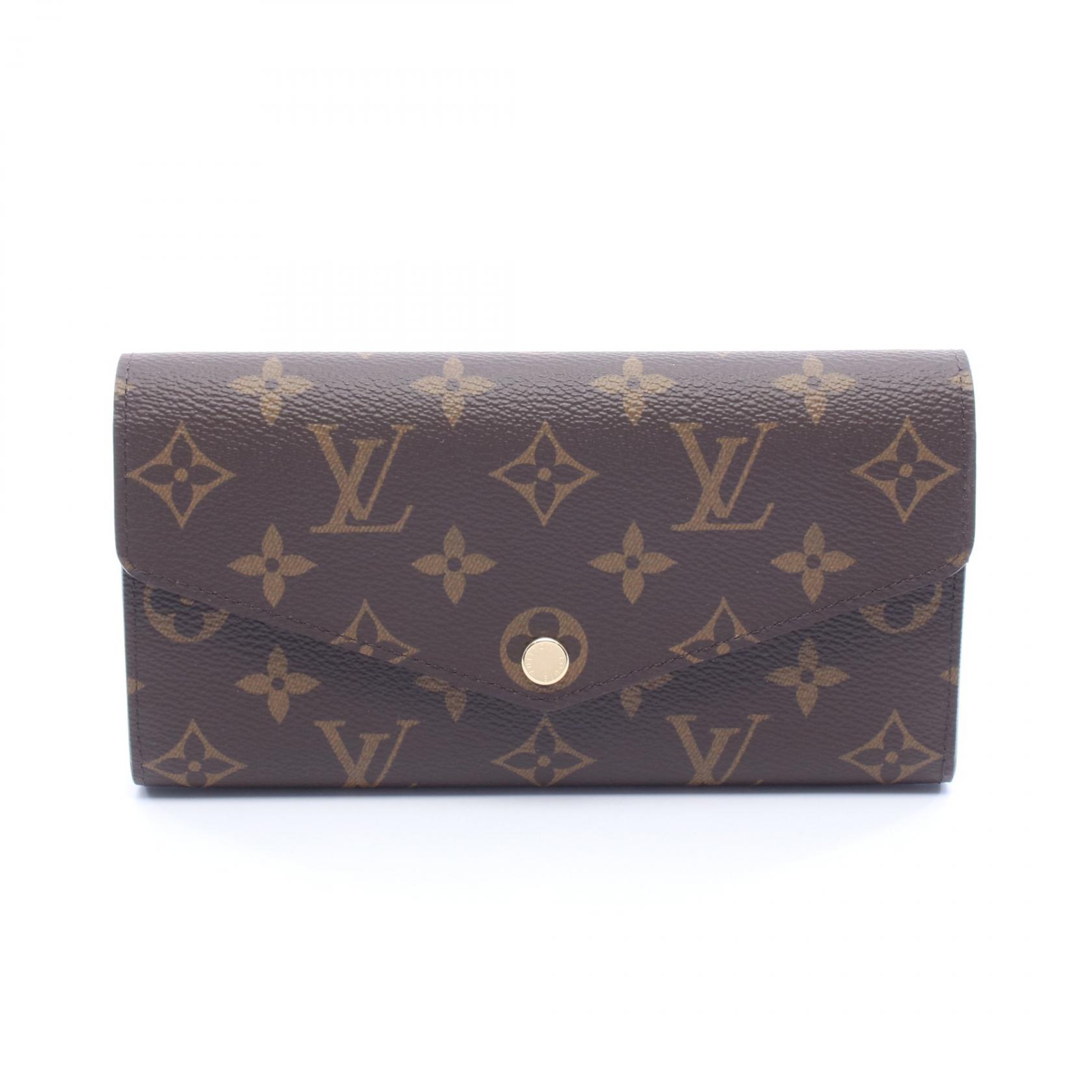 【1万円OFFクーポン対象】ルイ・ヴィトン LOUIS VUITTON ポルトフォイユサラ 二つ折り長財布 財布 PVC モノグラム レディース ブラウン系 / ピンク系 M62234 【中古】