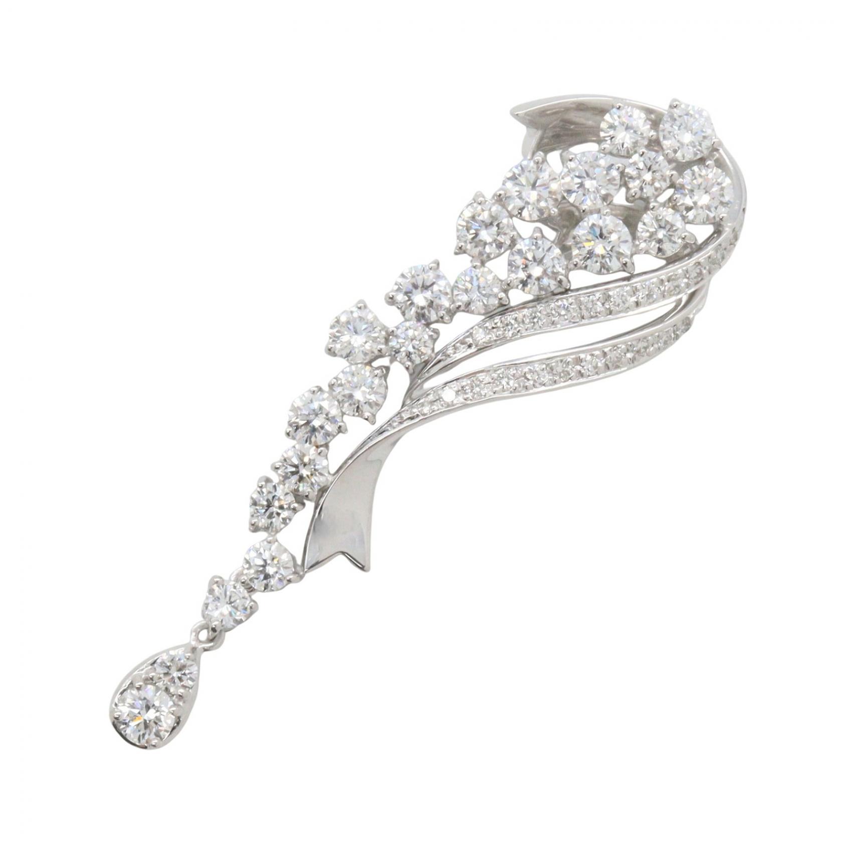 ジュエリー JEWELRY ダイヤモンド ペンダントトップ ペンダントトップ ジュエリー K18WG（ホワイトゴールド） ダイヤモンド レディース シルバー系 / クリア系 ﾀﾞｲﾔ 7.6g 【中古】