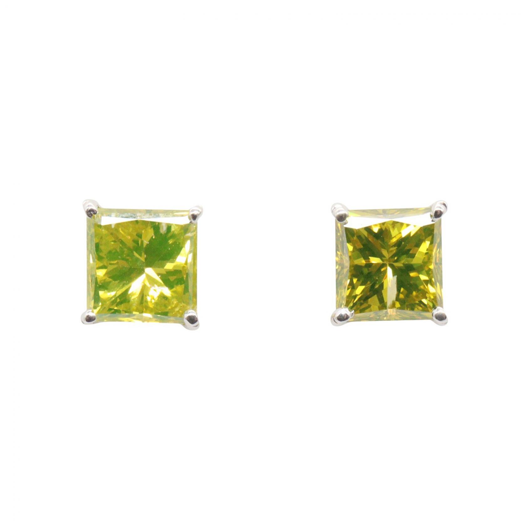ジュエリー JEWELRY トリートダイヤ ピアス ピアス ジュエリー K18WG（ホワイトゴールド） ダイヤモンド レディース シルバー系 / イエロー系 ﾄﾘｰﾄﾀﾞｲﾔ 1.4g 【中古】
