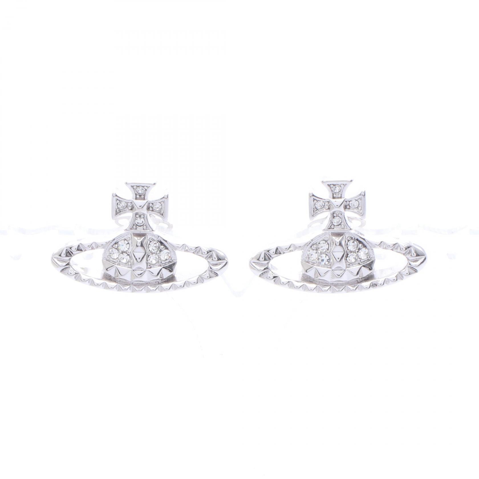 ヴィヴィアンウエストウッド Vivienne Westwood MAYFAIR BAS RELIEF ピアス ジュエリー ステンレススチール レディース シルバー系 6201035E/02W110 【新品】