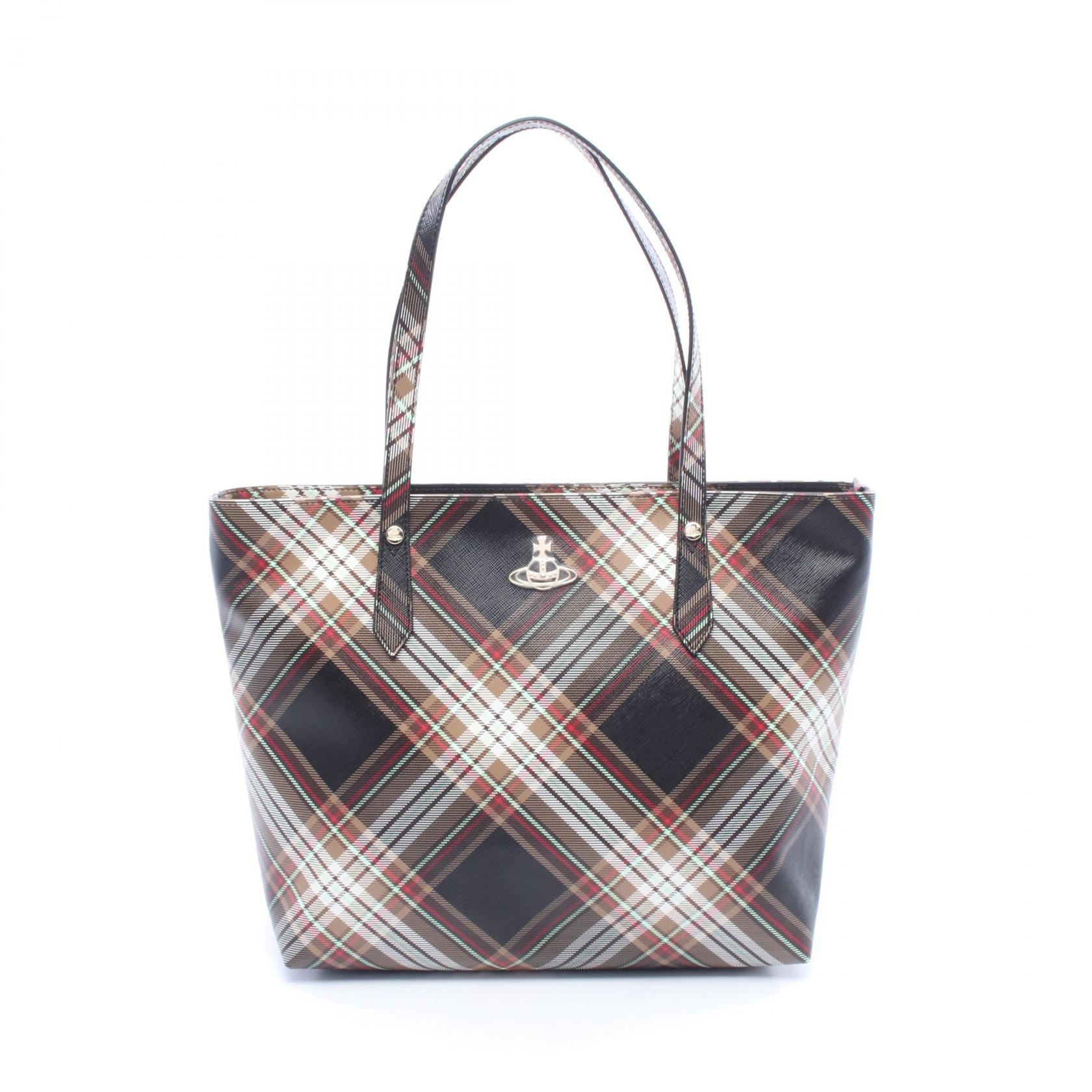 ヴィヴィアンウエストウッド Vivienne Westwood SHOPPER トートバッグ バッグ フェイクレザー レディース ブラック系 / ブラウン系 / マルチカラー 4205007DWS001KD101 【新品】