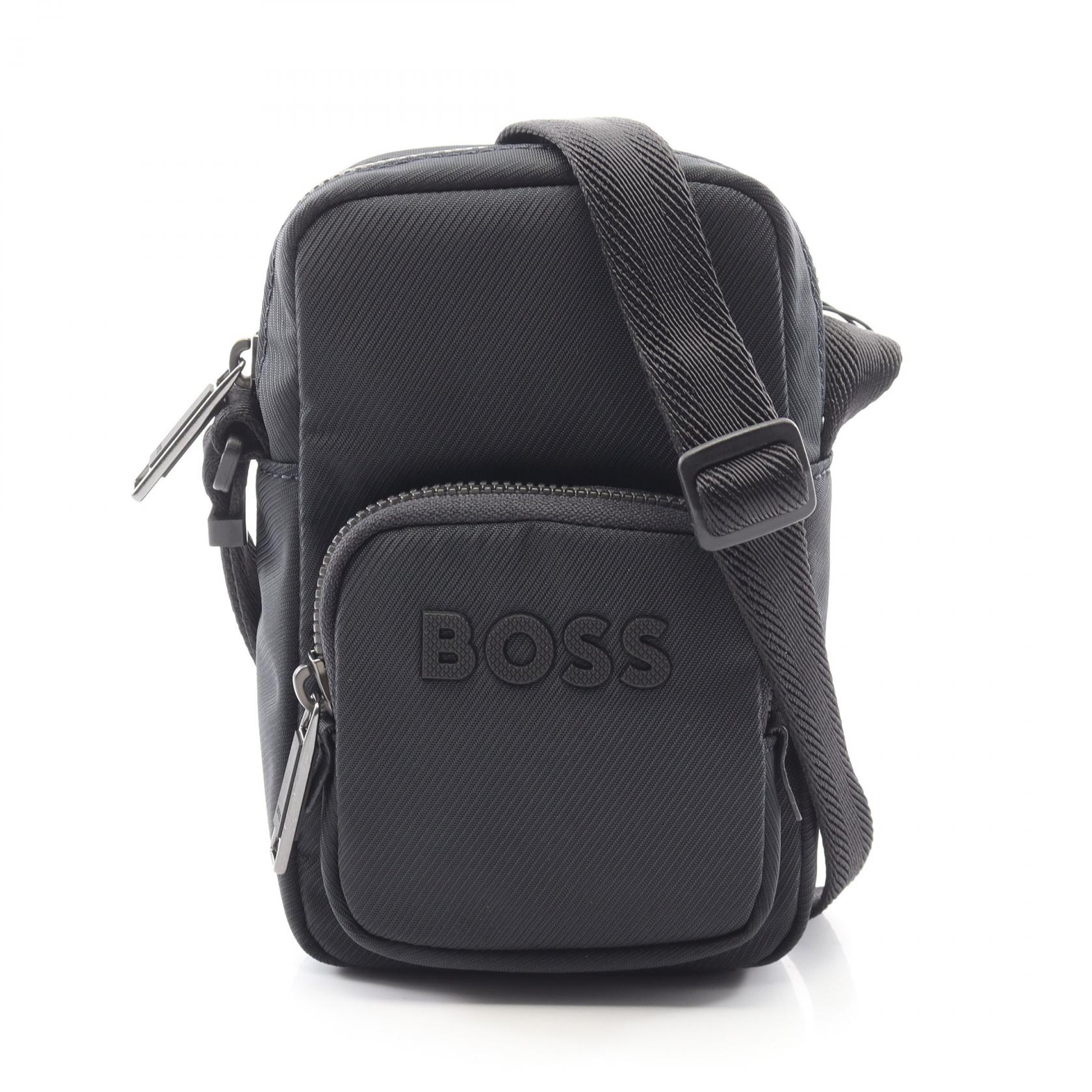 ヒューゴボス HUGO BOSS Catch 3.0 Mini ショルダーバッグ バッグ ポリエステル メンズ ブラック系 50552566406 【新品】