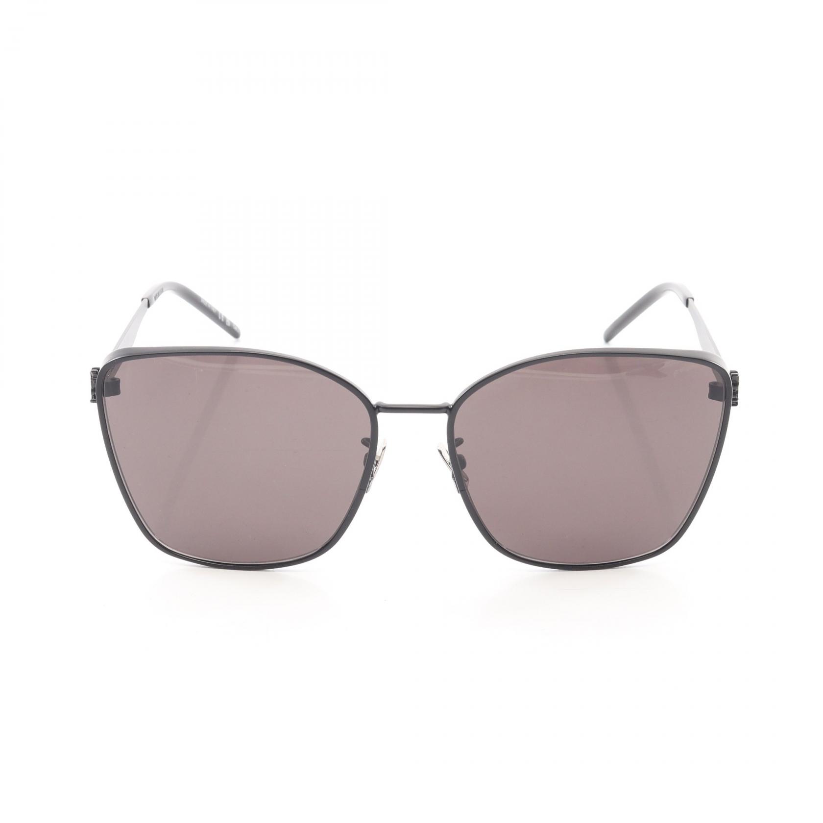 サンローランパリ SAINT LAURENT PARIS サングラス 衣料品 メタル レディース ブラック系 SLM98001 【新品】 22,400円