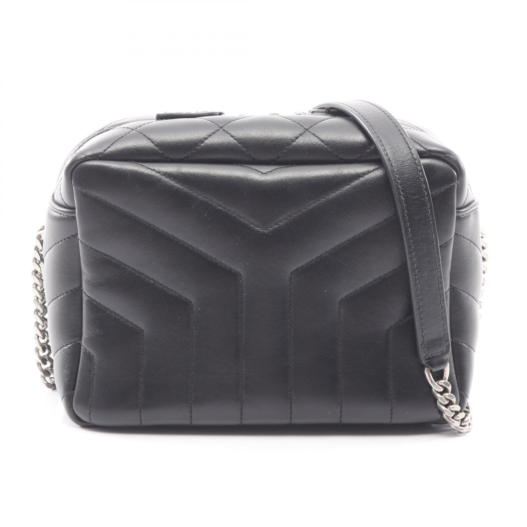 サンローランパリ SAINT LAURENT PARIS ルル ショルダーバッグ バッグ レザー レディース ブラック系 574102 【中古】
