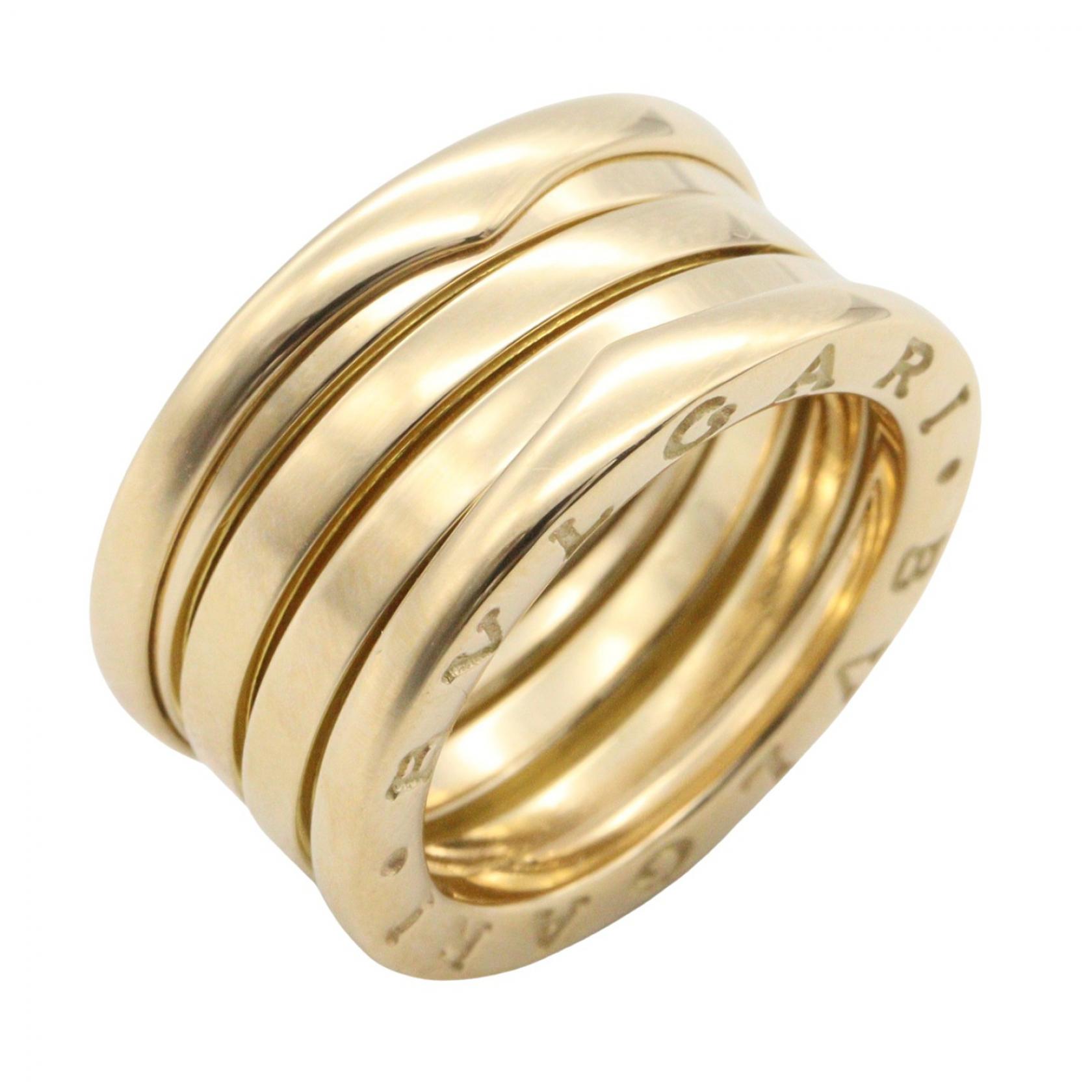 ブルガリ BVLGARI B-zero1 ビーゼロワン リング 4バンド リング・指輪 ジュエリー K18（イエローゴールド） メンズ レディース ゴールド系 346589 【中古】