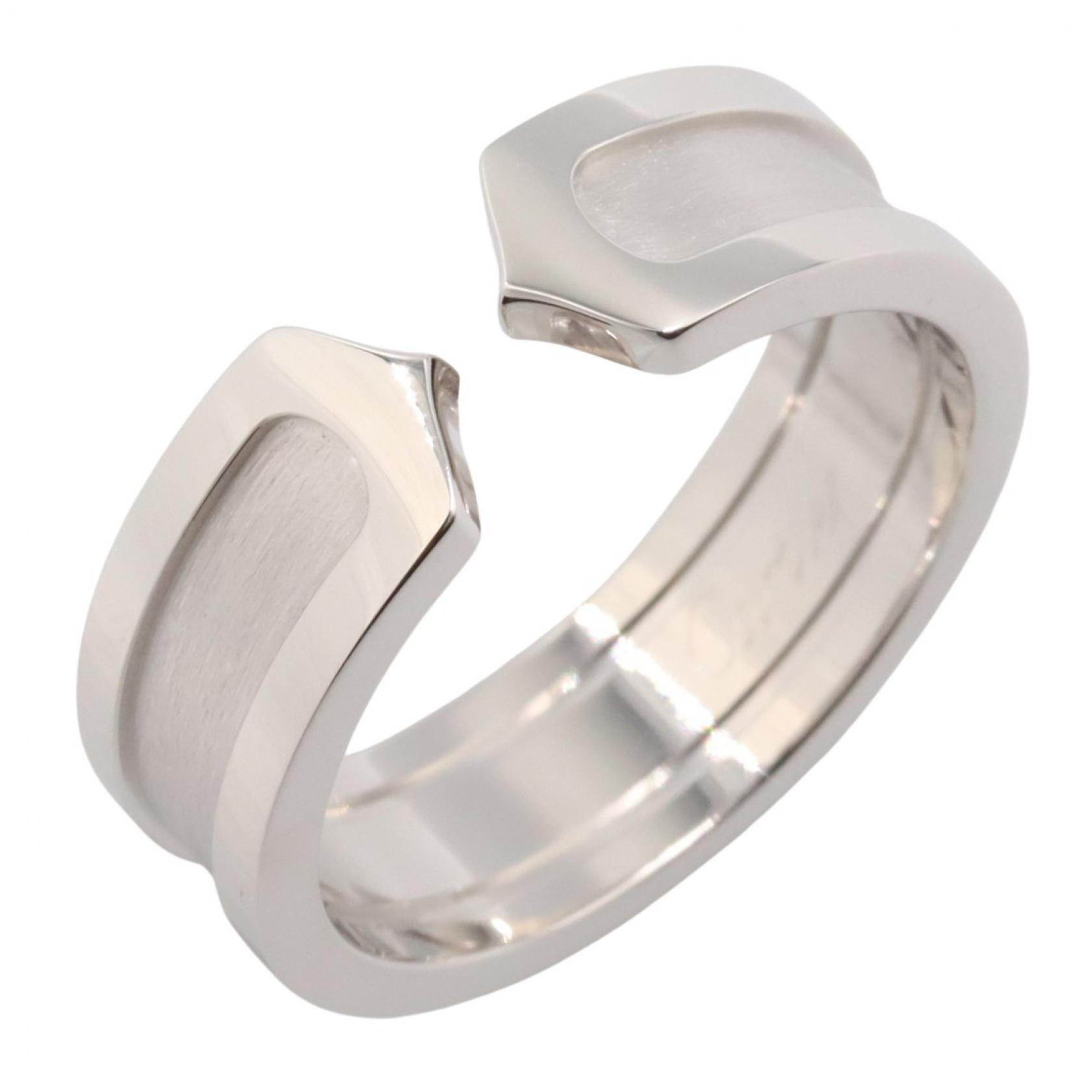 カルティエ CARTIER C2リング リング・指輪 ジュエリー K18WG（ホワイトゴールド） メンズ レディース シルバー系 【中古】｜Brandoff銀座